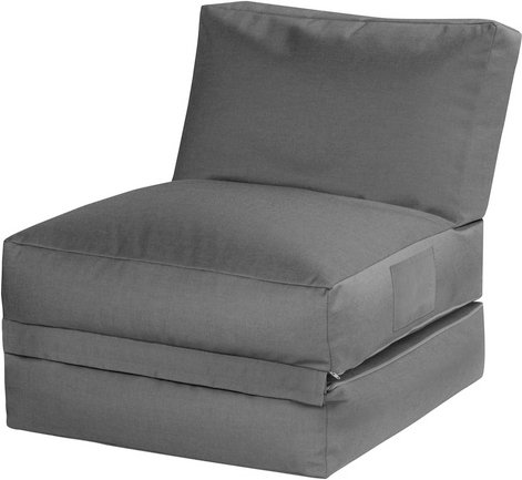 Sitting Point Sitzsack »Twist OUTSIDE«, anthrazit, BxHxT: 70 x 60 x 180 cm - schwarz