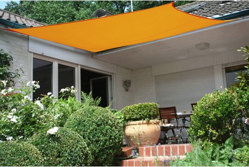 Thumbnail - FLORACORD Vierecksonnensegel, 300 x 400 cm - gelb