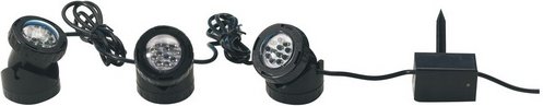 HEISSNER Lampe, 3er Set - schwarz