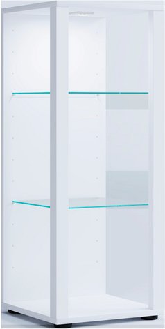 VCM Standvitrine »Glasol«, BxHxL: 35 x 90 x 35 cm - weiss
