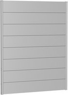 Thumbnail - BIOHORT Wandpaneel, Stahlblech, feuerverzinkt/lackiert - silberfarben