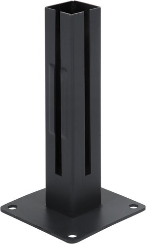 FLORAWORLD Bodenplatte, BxHxT: 20 x 20 x 20 cm, für Bohlenzaun floraworld - grau