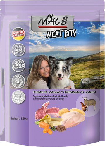 MAC'S Hundesnack »Meat Bits«, Huhn, 120 g