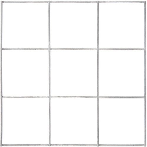 Gabiona Gabionen-Einzelteile, silbergrau, Maschenweite 10 cm x 10 cm - silberfarben