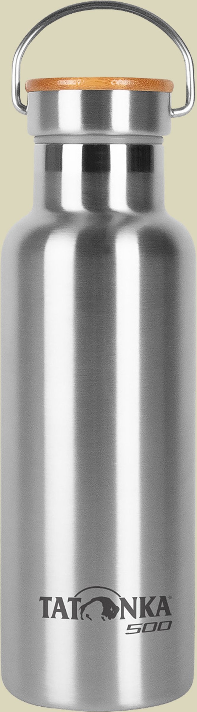 Hot & Cold Stuff Bamboo Lid Volumen 500 Farbe edelstahl