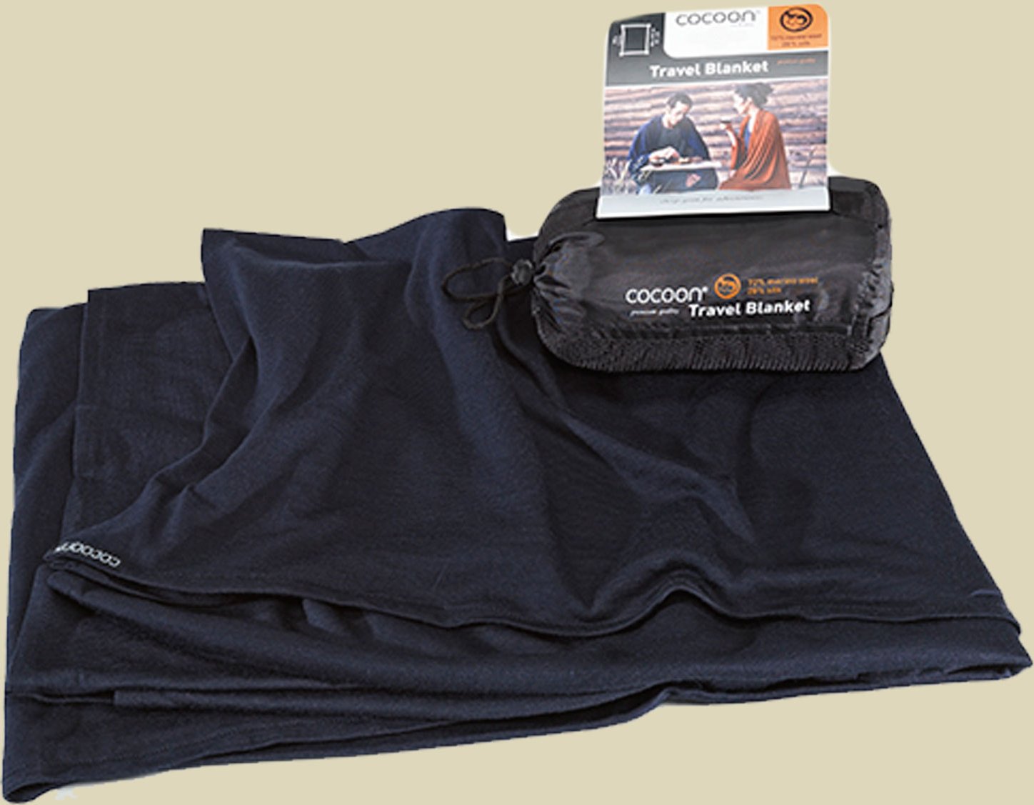 Travel Blanket Größe 180 x 140 cm Farbe graphite blue