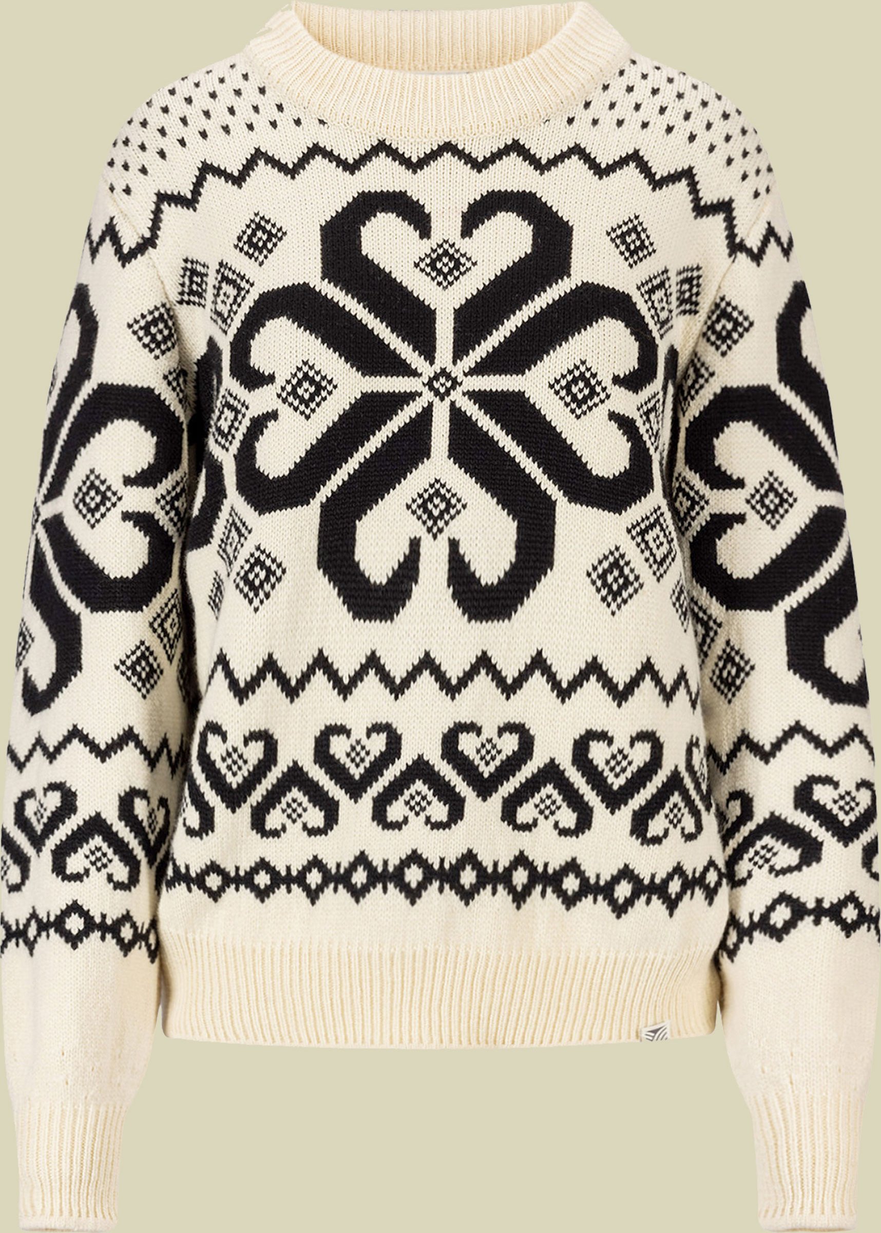 Falkeberg Sweater Women M natur - Farbe offwhite-black