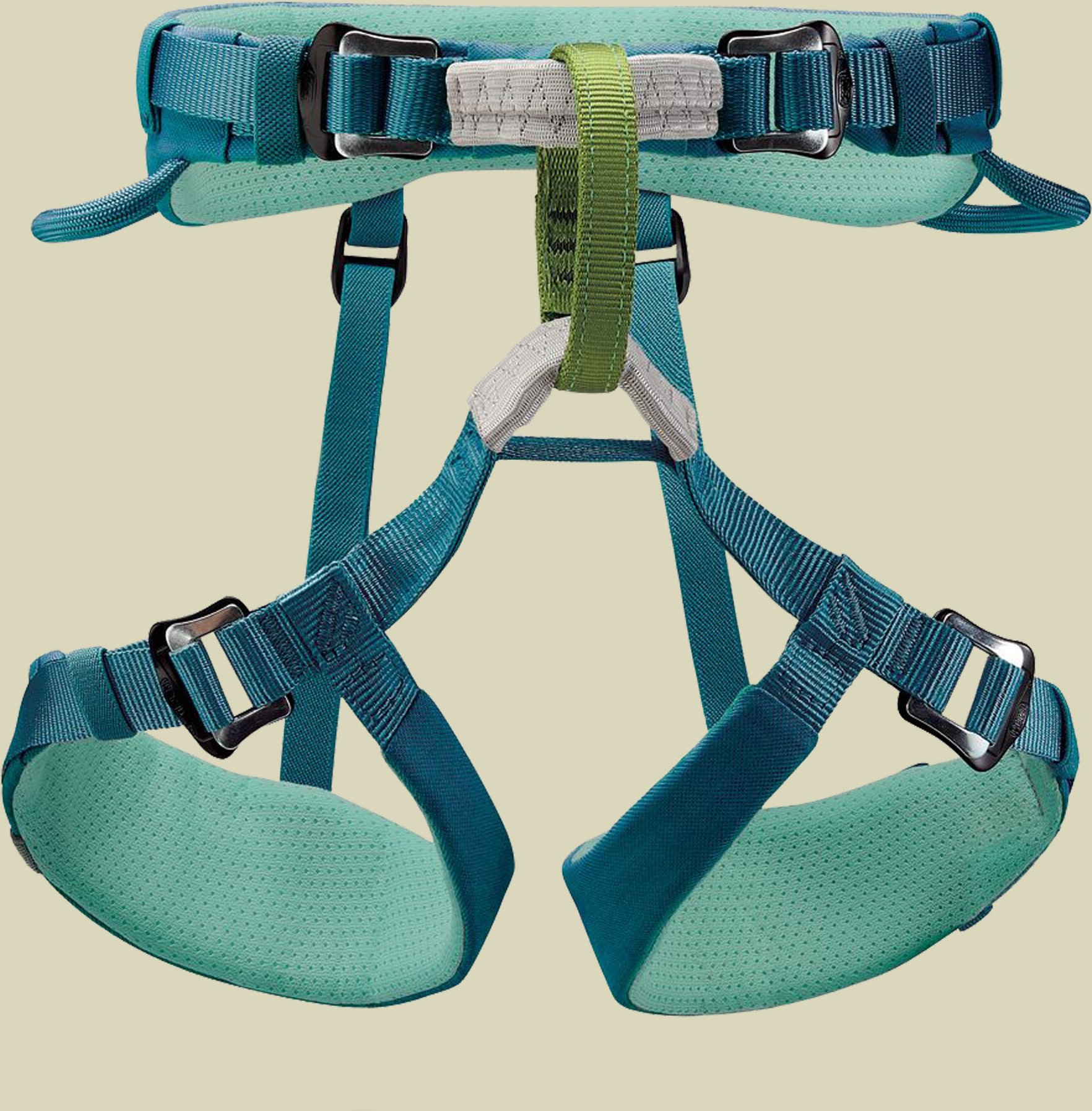 Macchu Kinderklettergurt one size blau - atlantic blue