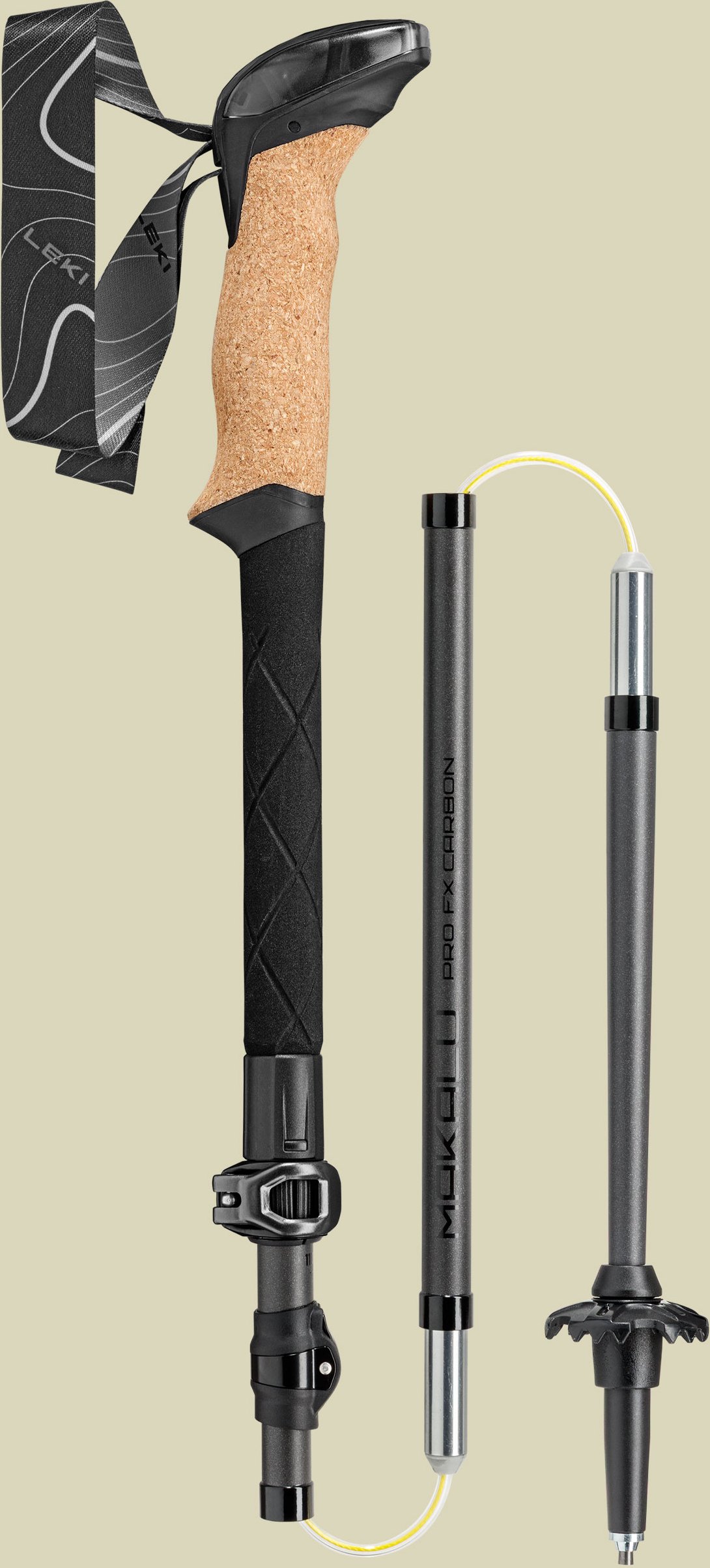 Makalu Pro FX Carbon Länge 110 - 130 cm Farbe naturalcarbon-black