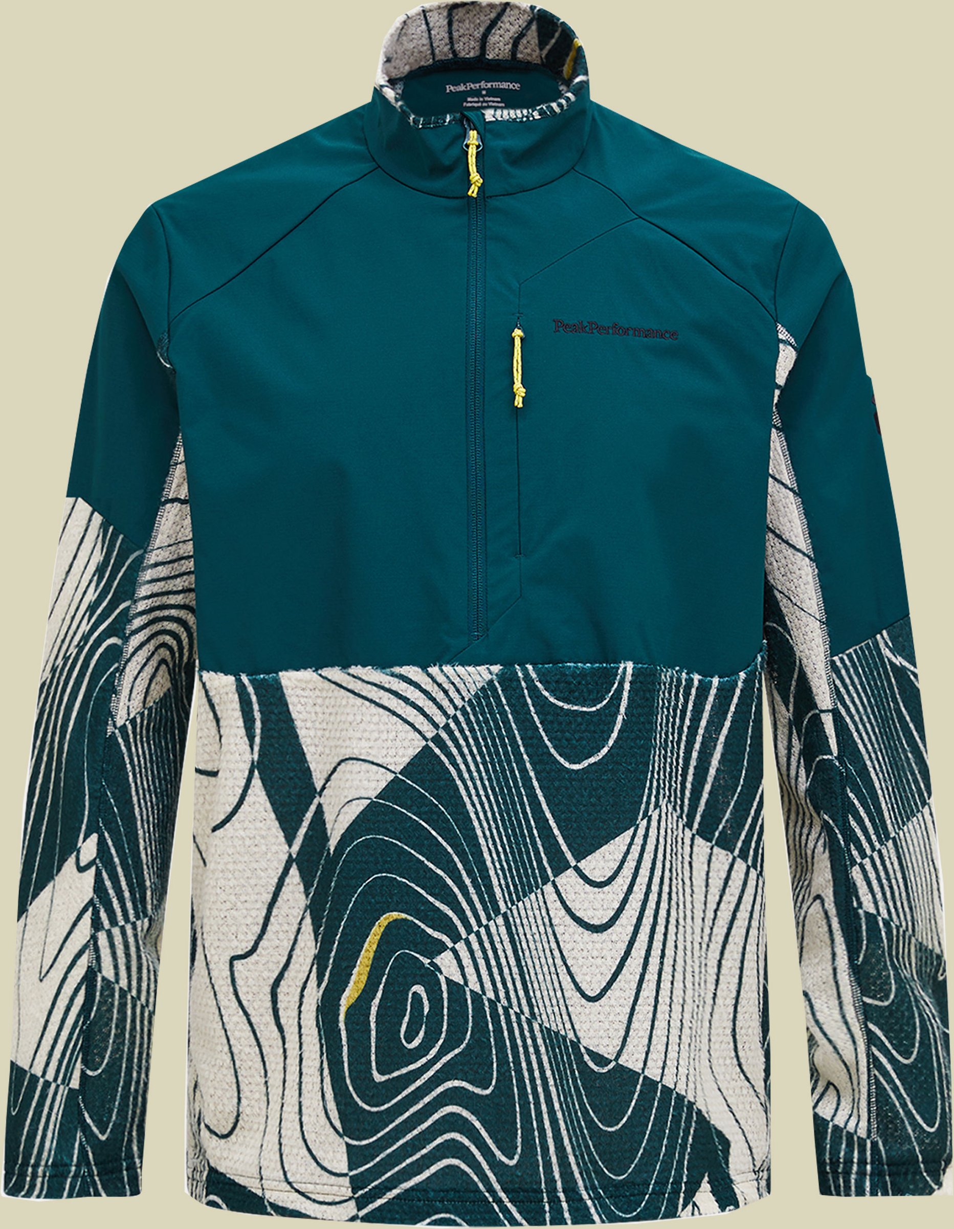 AOP Freelight Alpha Hal Men L mehrfarbig - Farbe line logo