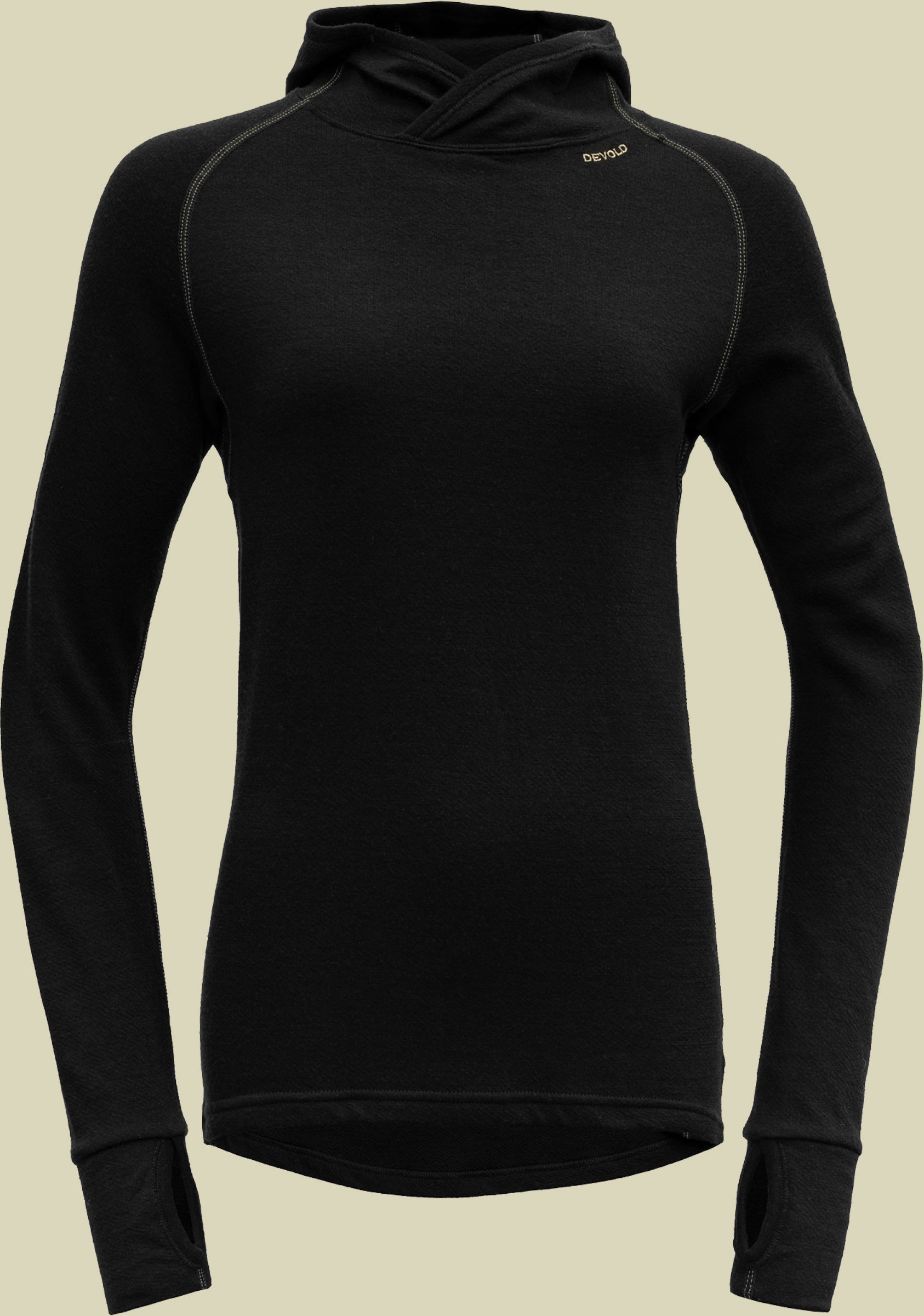Expedition Merino 235 Hoodie Woman M schwarz - black