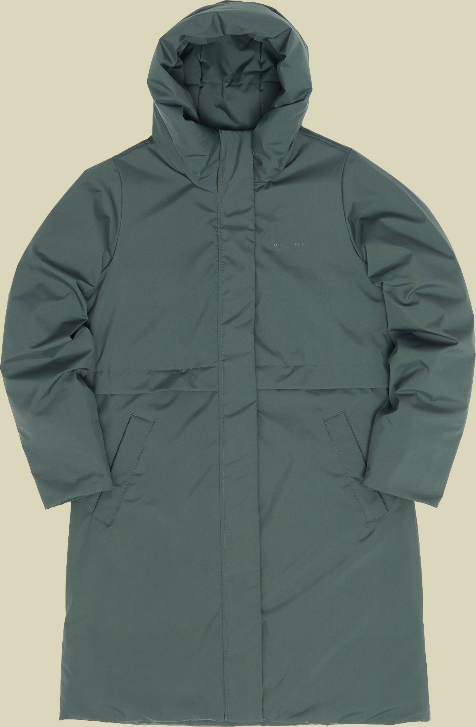 Basic Padded Parka Women L grau - Farbe bottle