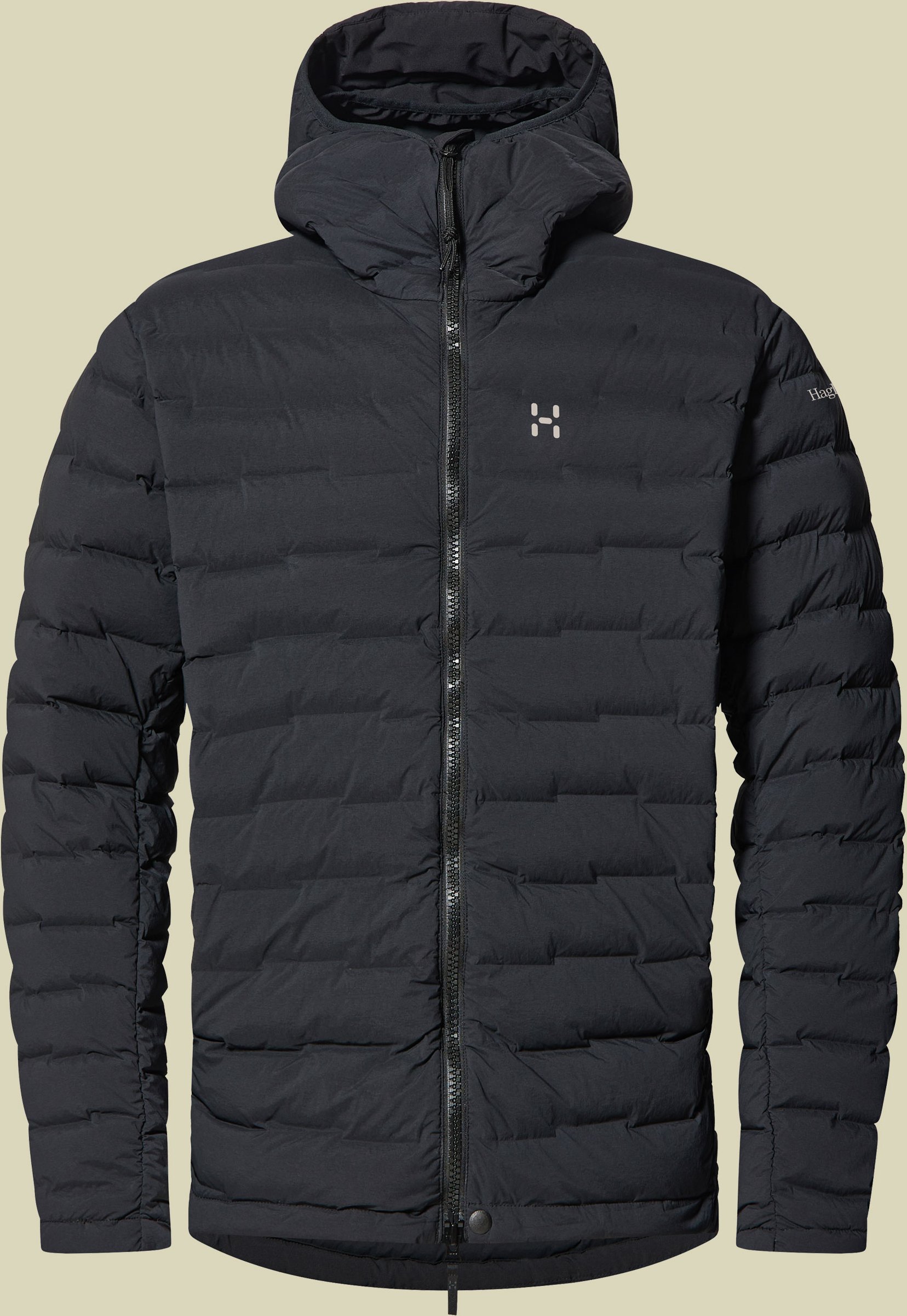 Thumbnail - Spitz Down Hood Men L schwarz - true black