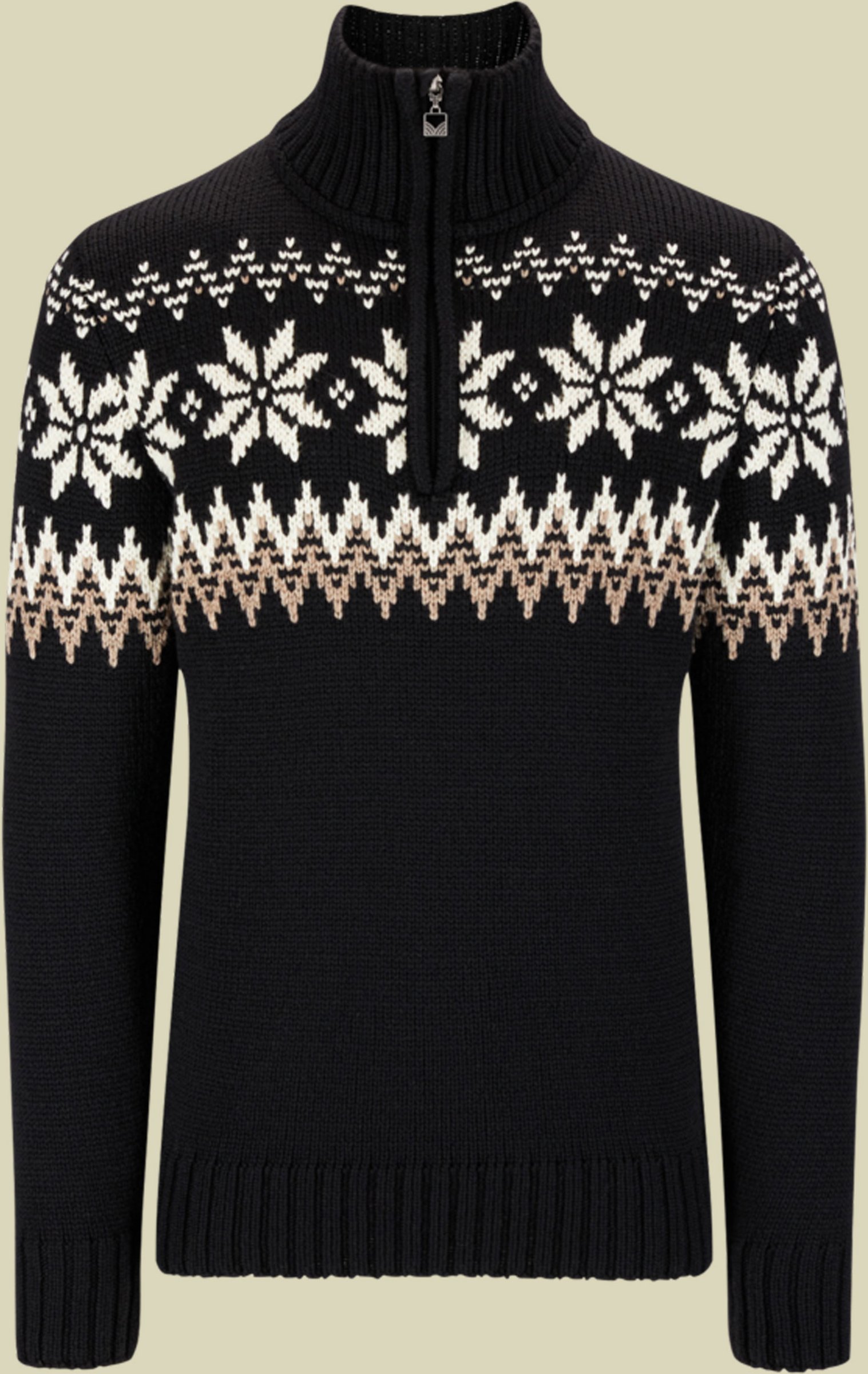 Myking Sweater Men mehrfarbig XL - Farbe black-offwhite-brown melange