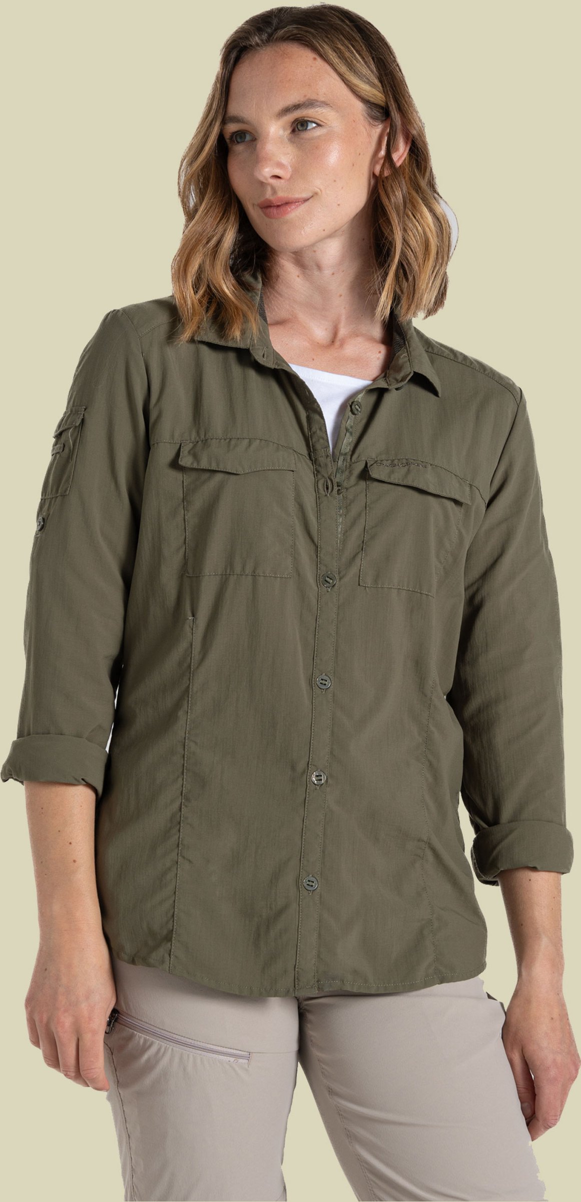 NosiLife Adventure Long Sleeved Shirt III Women 40 grün -wild olive (UK 14)