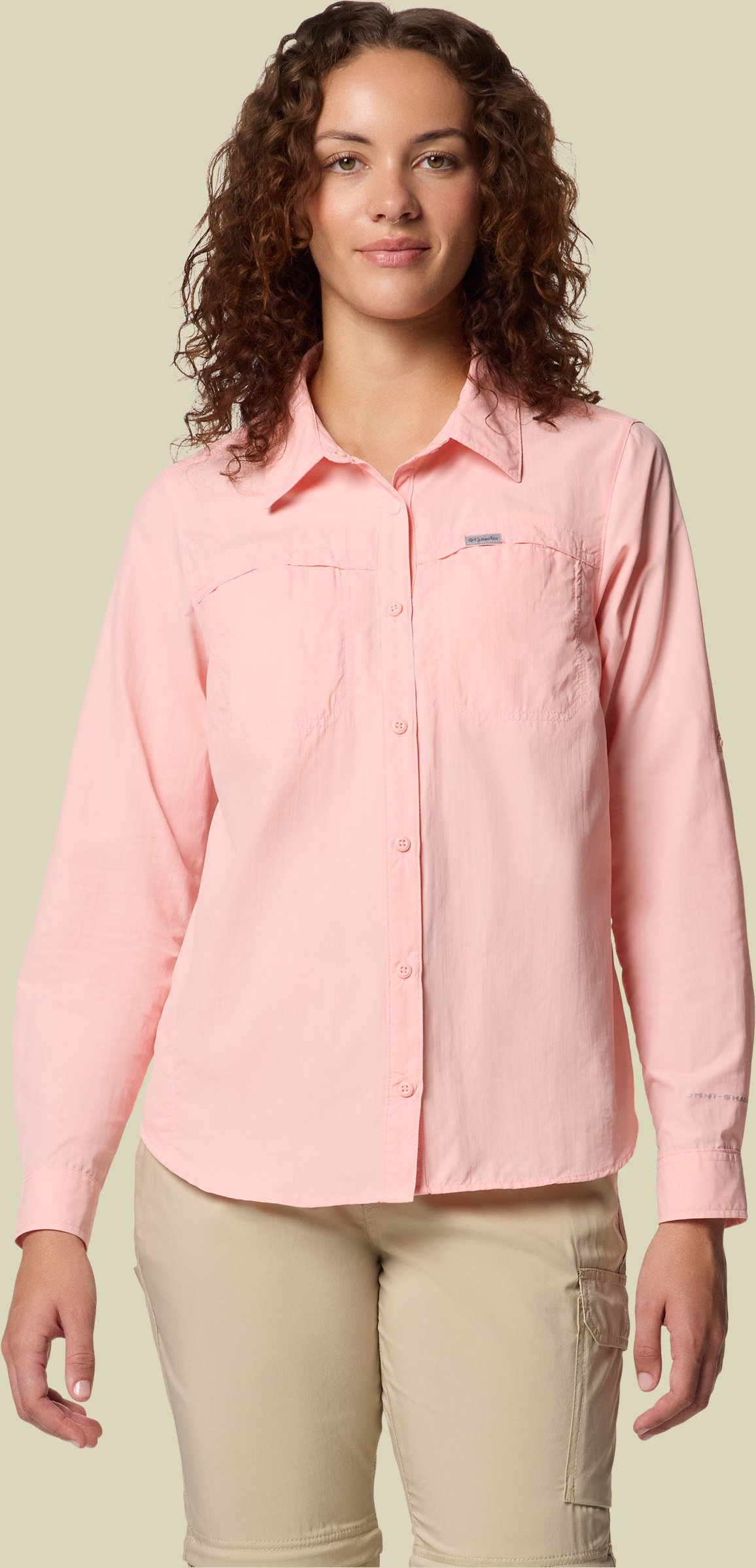 Silver Ridge 3.0 EUR Long Sleeve Shirt Women pink S - pink sand