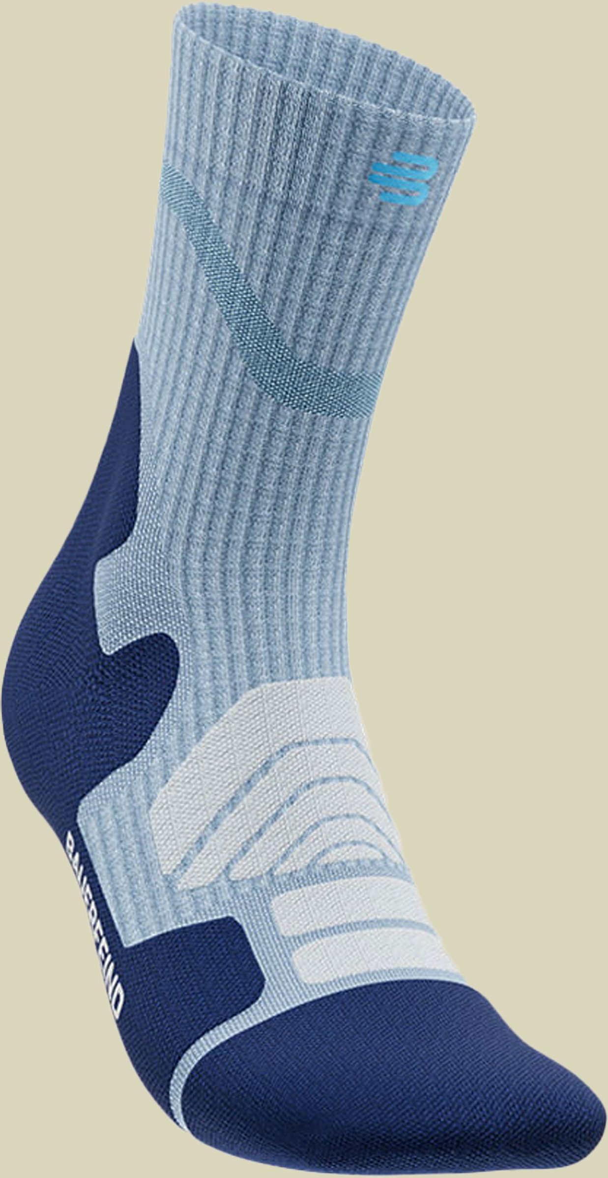 Outdoor Merino Mid Cut Socks Women 43-46 blau - sky blue
