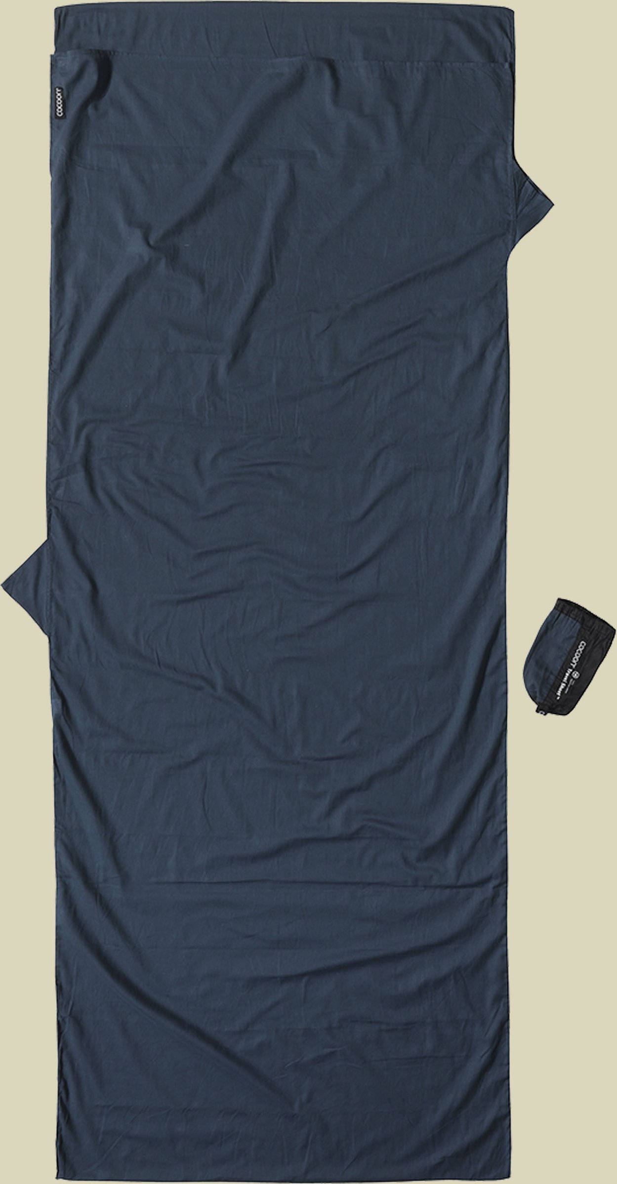 TravelSheet Egyptian Cotton Größe 220 x 90 cm Farbe tuareg