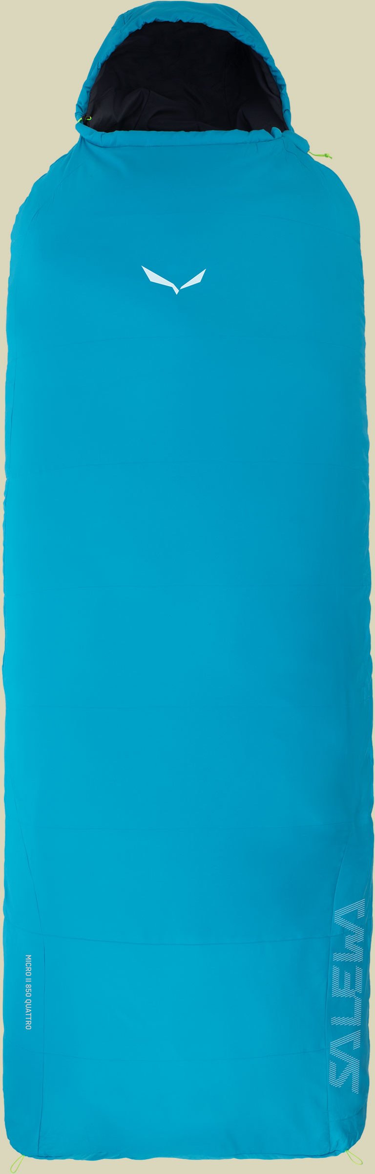 Micro II 650 Quattro Powerloft bis Körpergröße 185 cm Farbe blue danube, Reißverschluss rechts