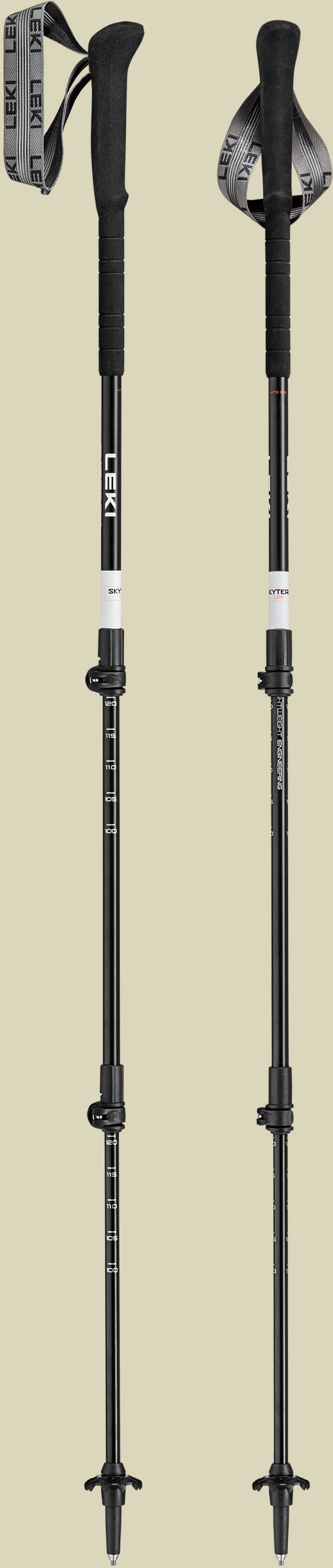 Skytera Lite Compact Länge 90 - 125 cm Farbe black-white-neonorange