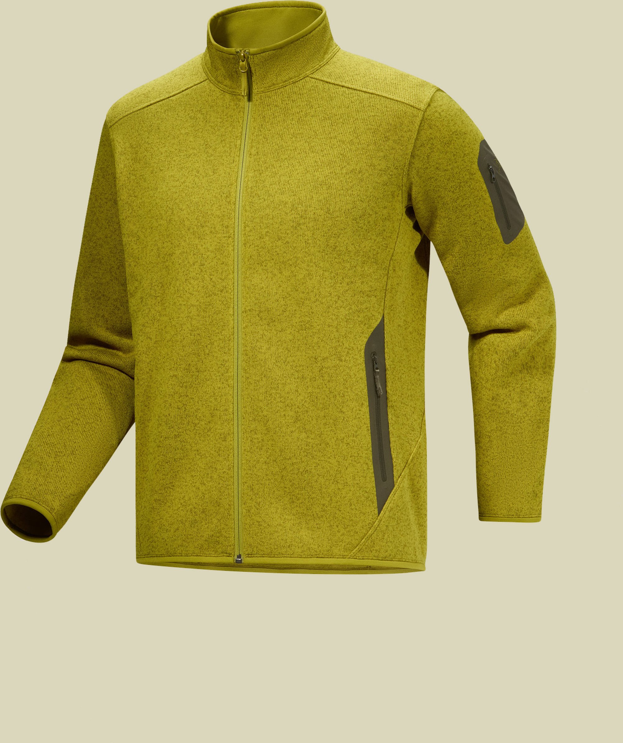 Covert Cardigan Men grün II L - olive moss heather