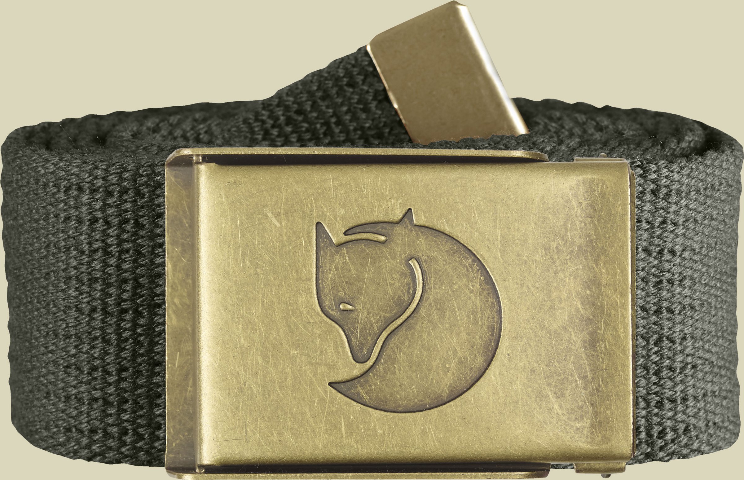 Canvas Brass Belt Größe 120 cm Farbe mountain grey