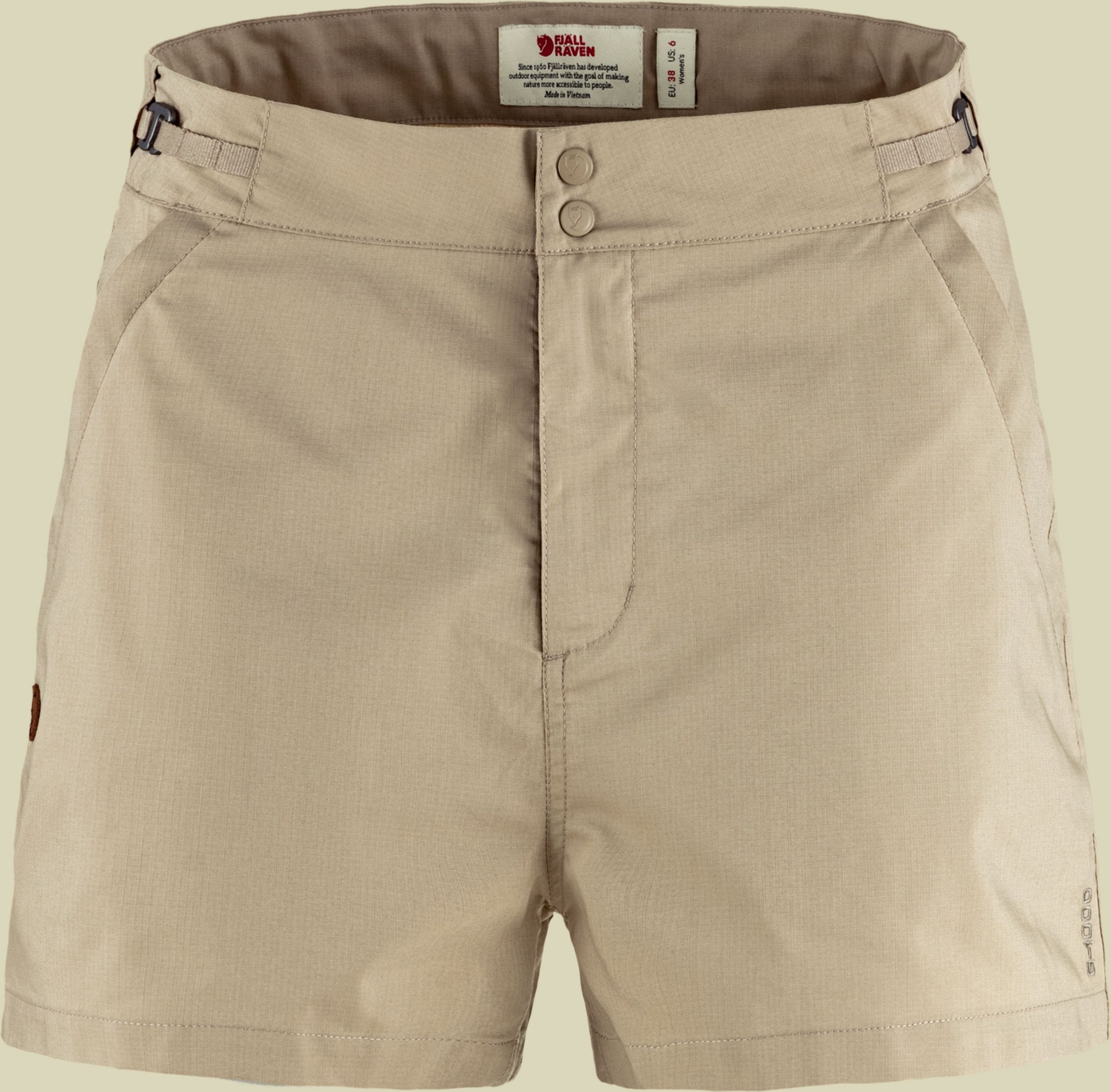 Abisko Hike Shorts Women 38 braun - fossil