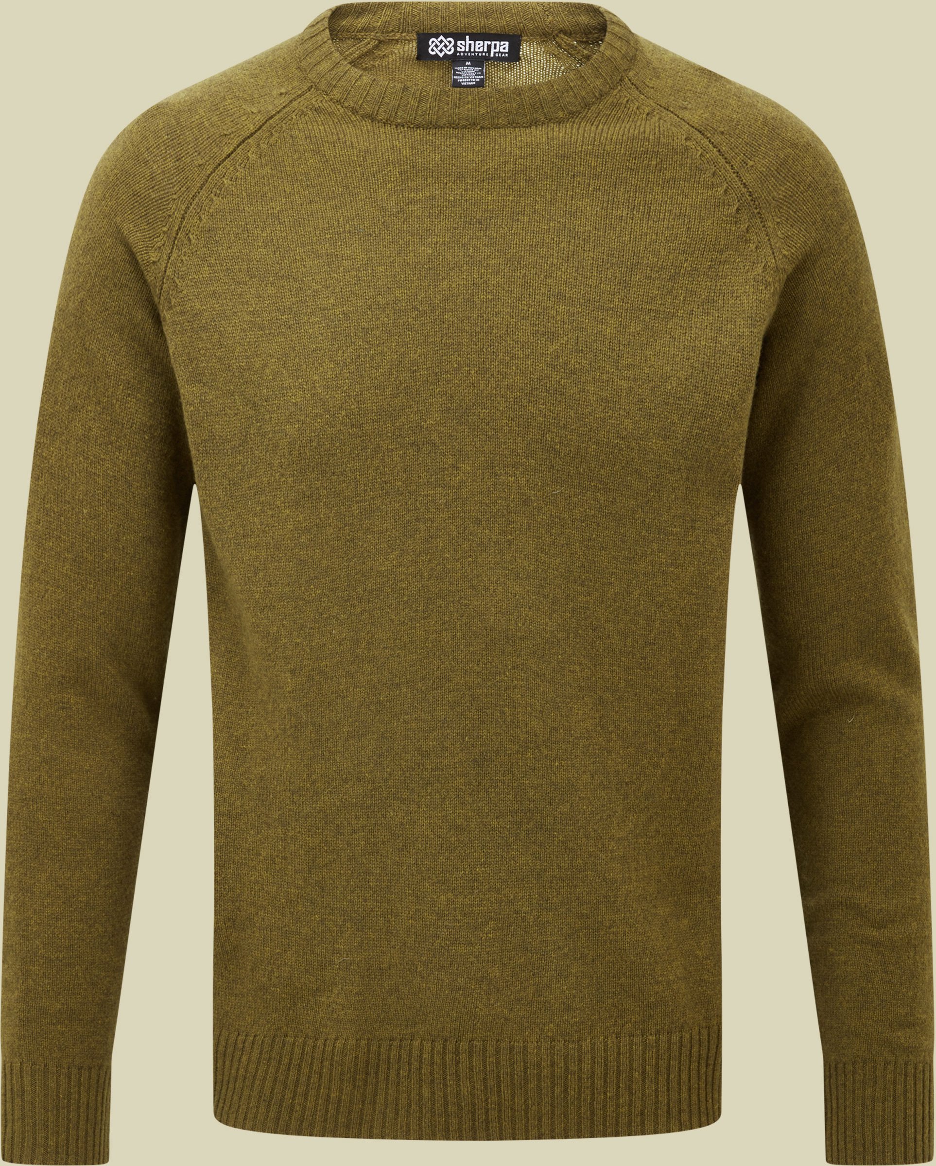 Kangtega Crew Sweater Men braun XL - Farbe moss