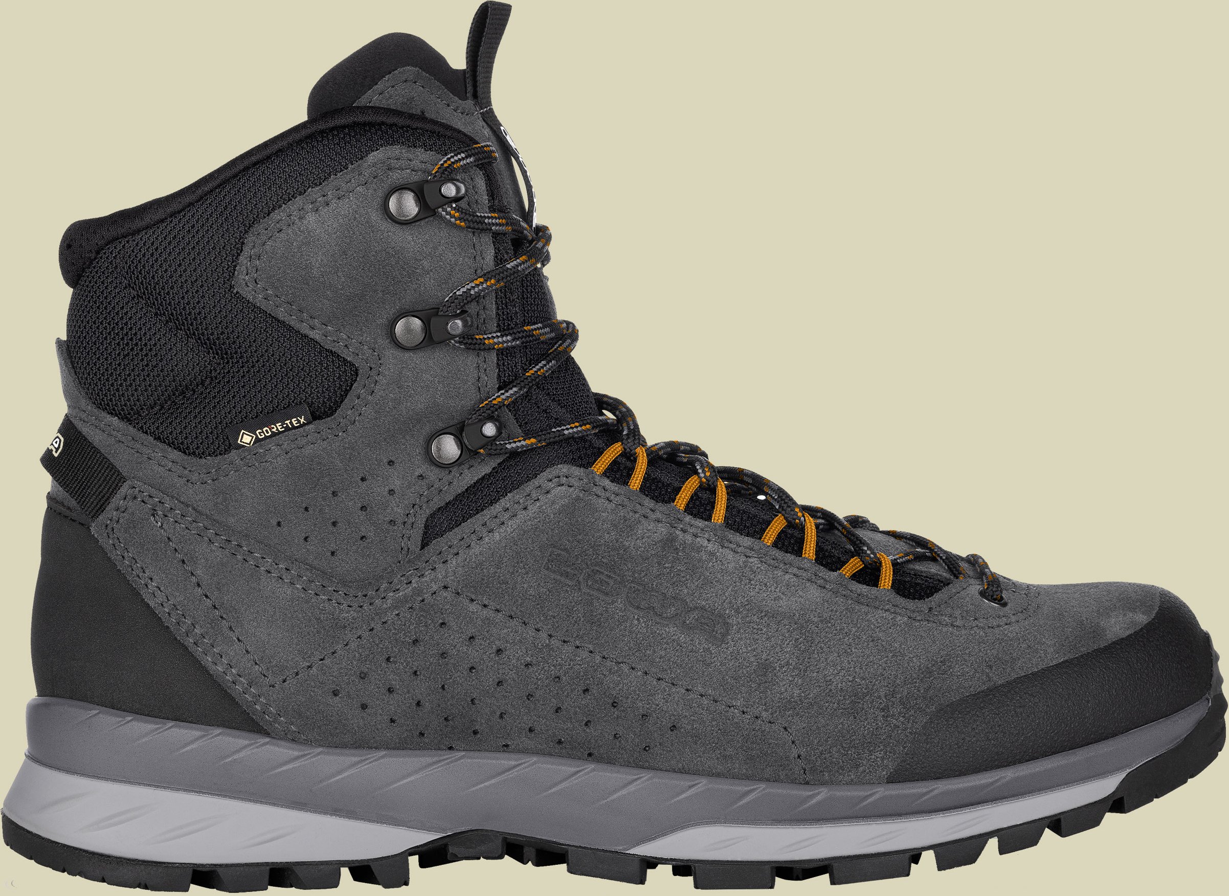 Delago Mid GTX Men UK 11,5 grau - grau/schwarz