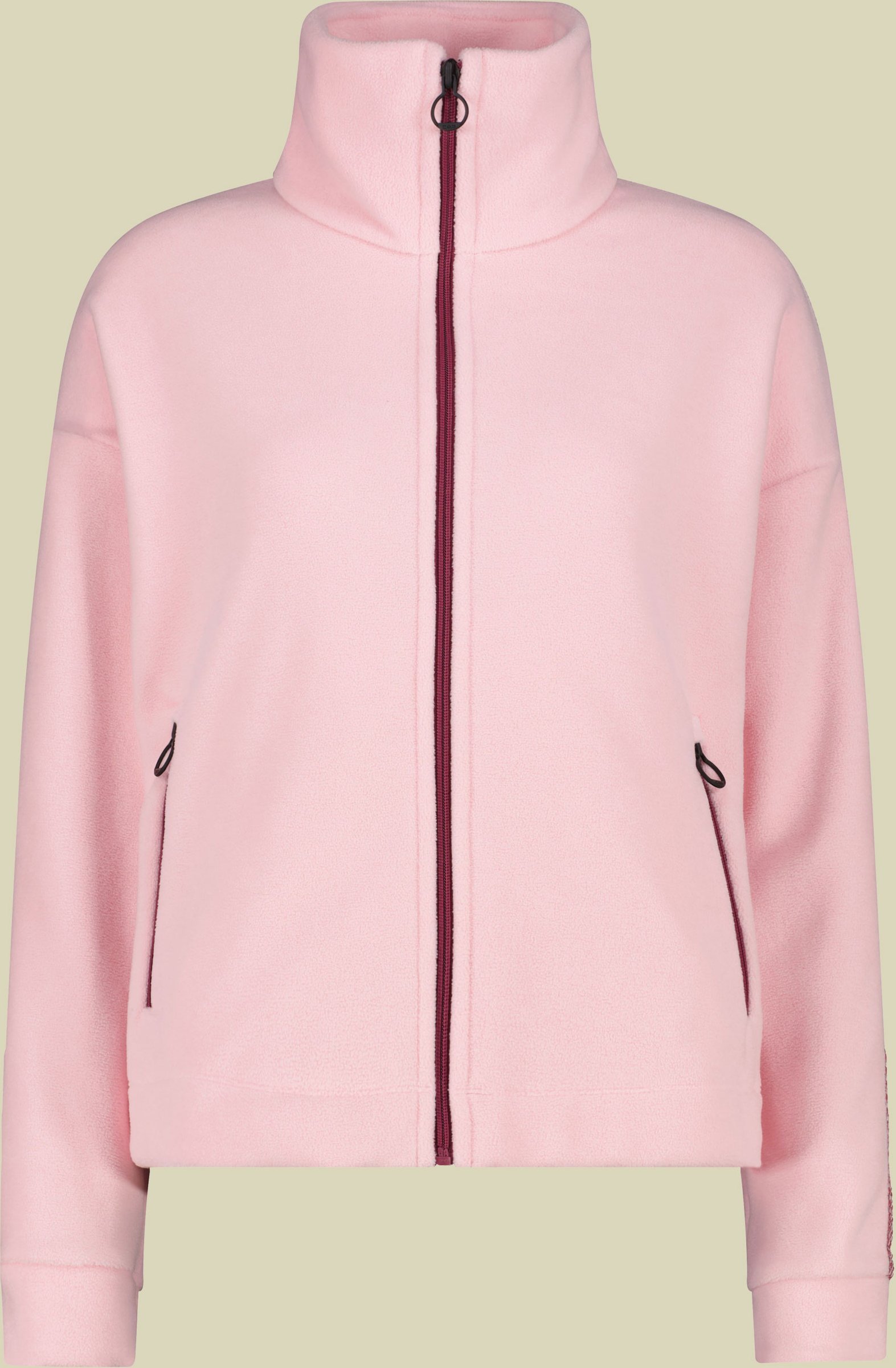 Woman Jacket Arctic Fleece 42 pink - Farbe pink melange