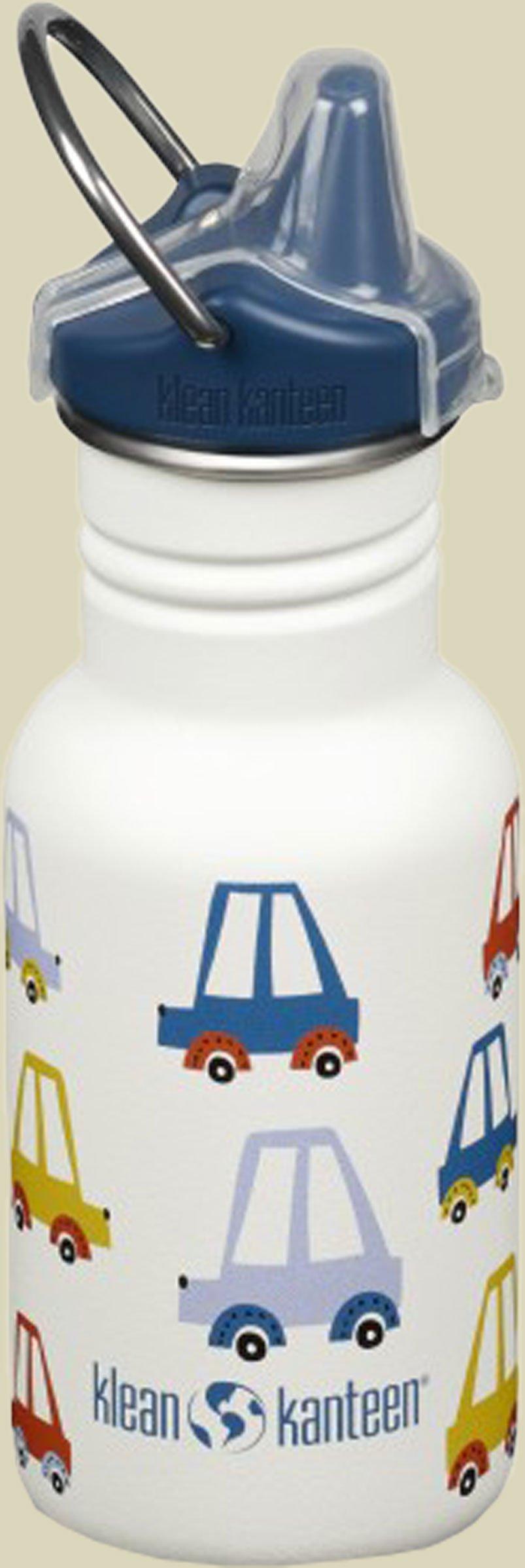 Kid Kanteen Classic Narrow mit Sippy Cap mehrfarbig Autos 355 - Cars