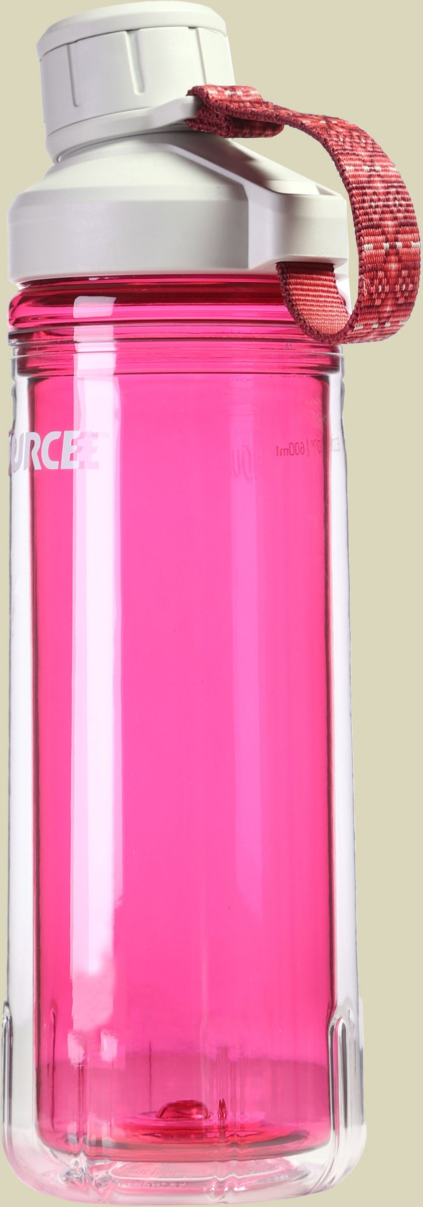 Thumbnail - Eco Tritan double wall pink 0,6 - berry red-tribal red