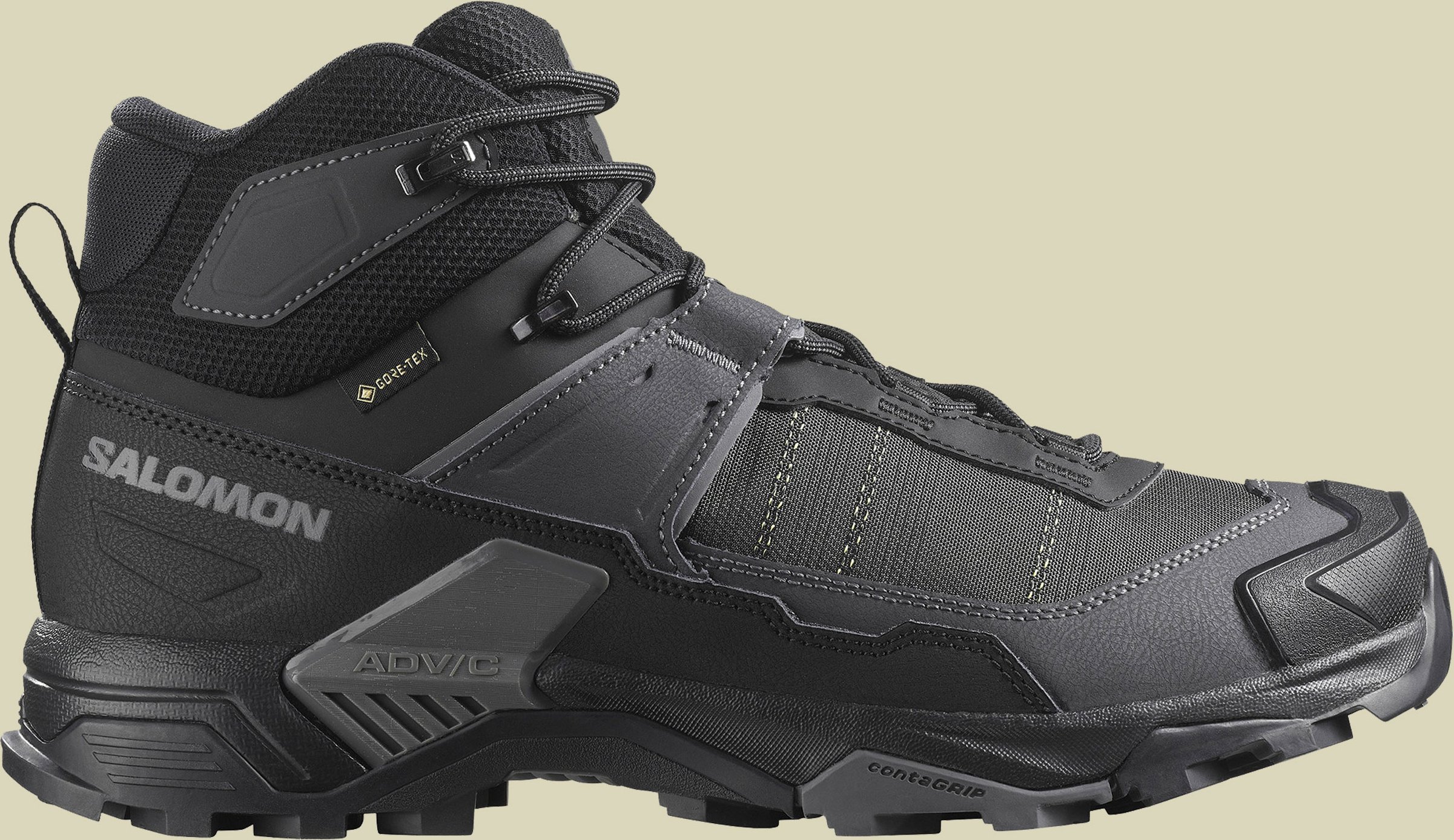 X Ultra 5 Mid Wide GTX Man UK 11,5 schwarz - Farbe black/asphalt/castlerock
