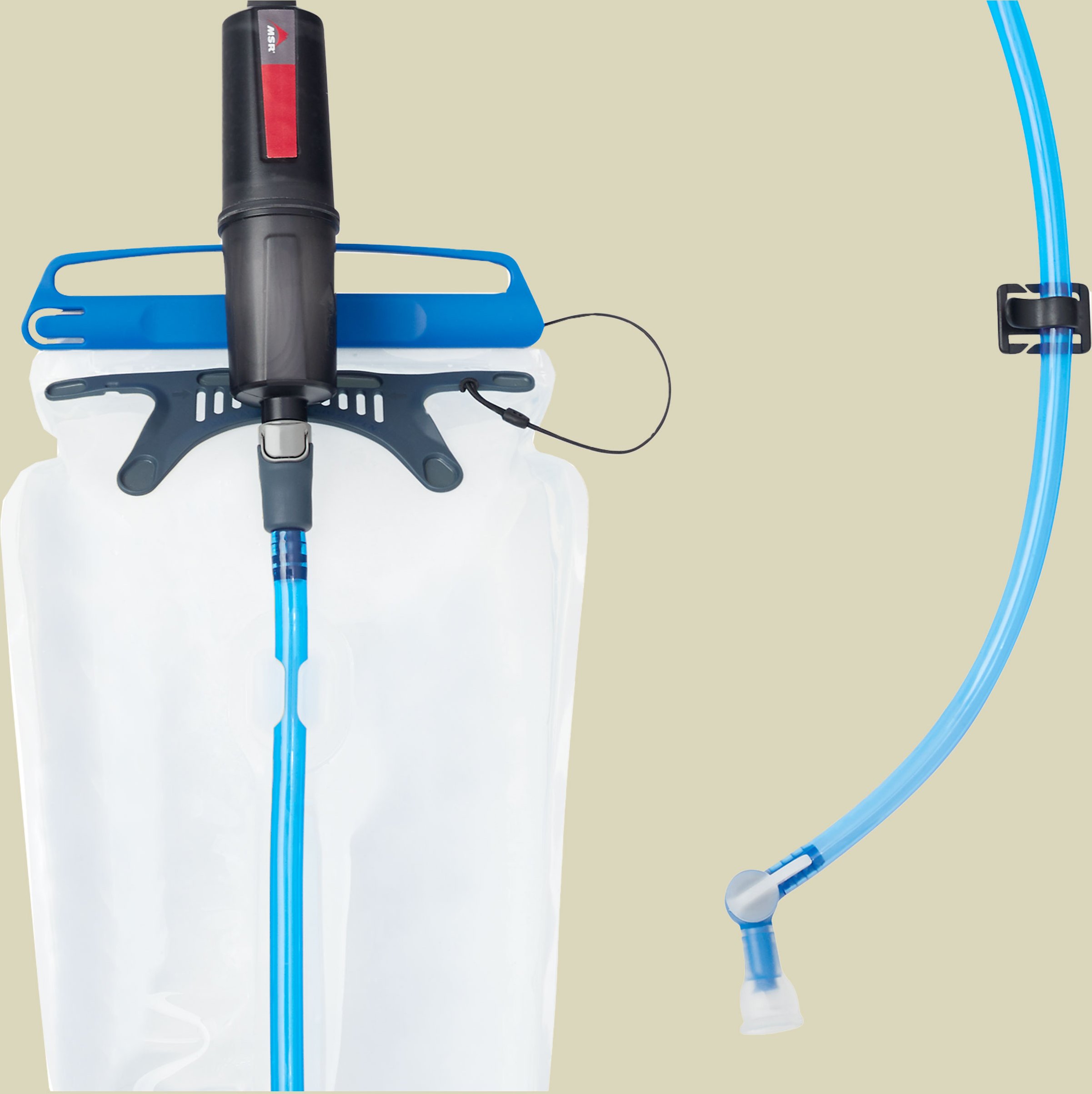 Thru-Link Inline-Mikrofilter Farbe grey