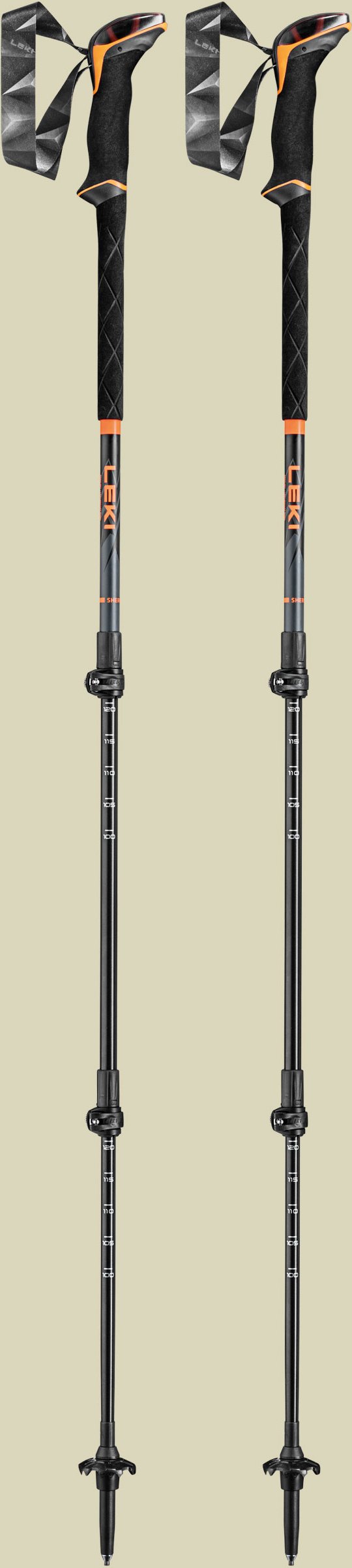 Sherpa Lite Länge 100 - 135 cm Farbe neonorange-black-denimblue