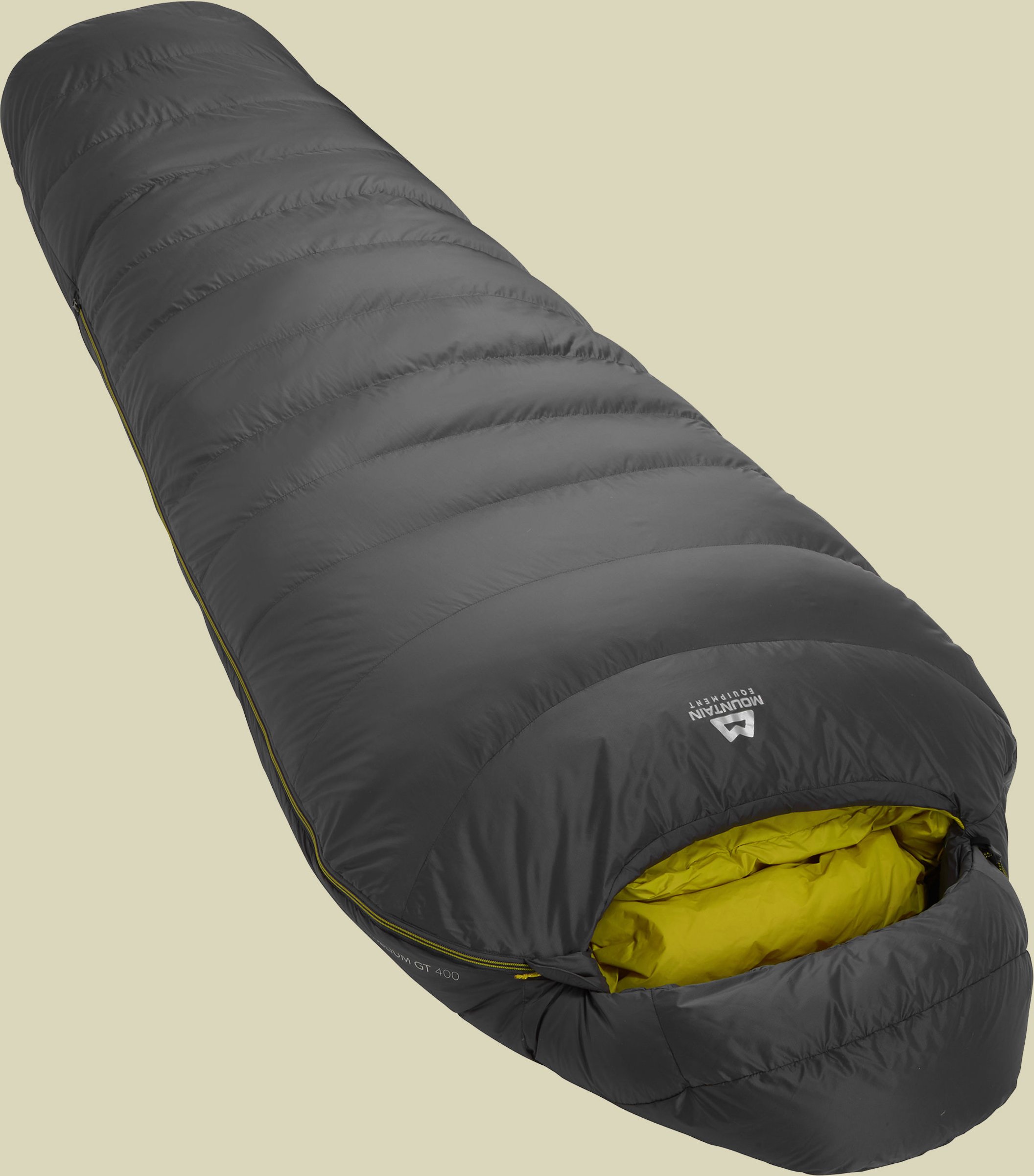 Helium GT 400 Schlafsack Körpergröße 200 cm anvil grey,Schlafsack Reissverschluss links