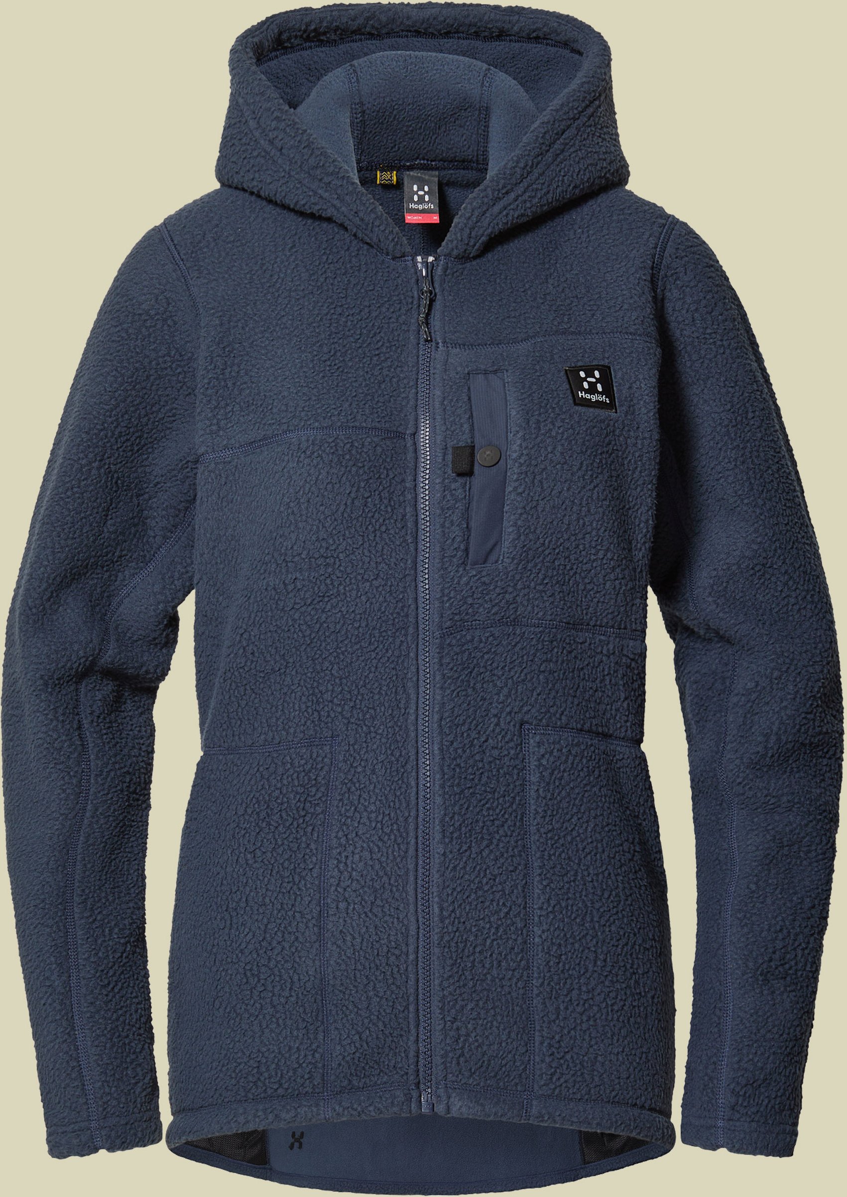 Malung Pile Hood Women Größe L Farbe tarn blue