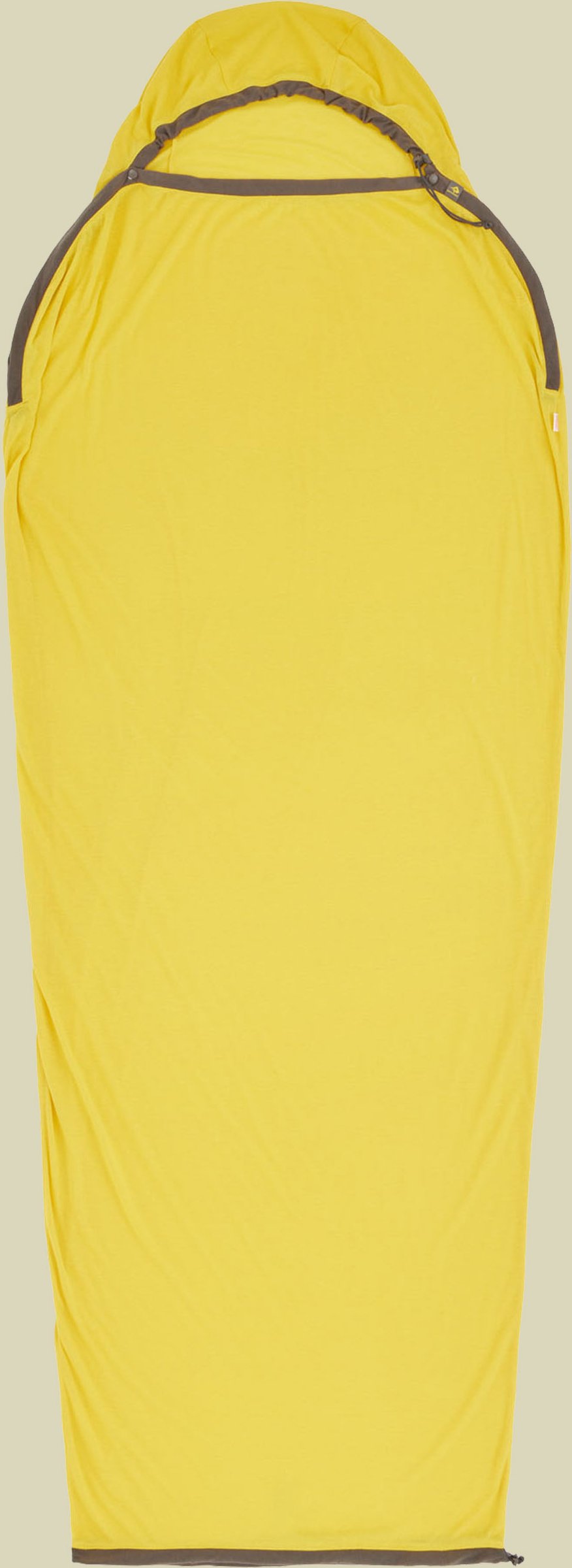 Reactor Sleeping Bag Liner - Mummy w/ Drawcord Standard gelb - sulfur yellow