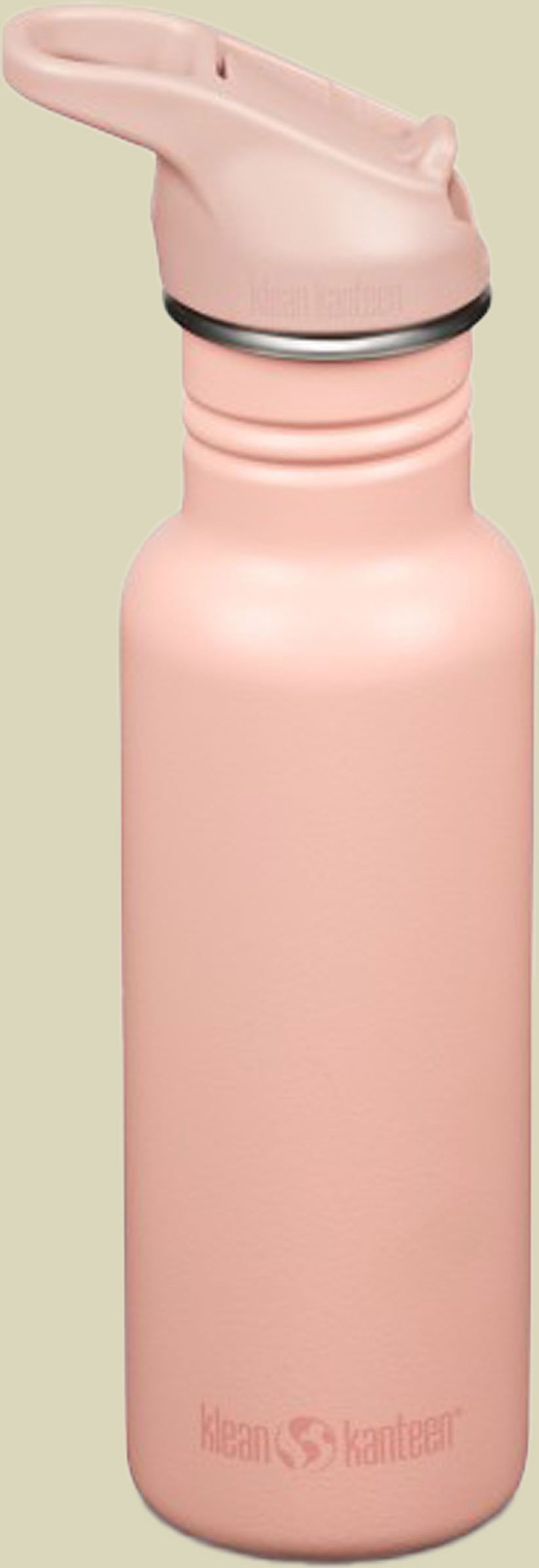 Kanteen Classic Narrow (Flip Sport Cap) 532 ml rosa - Farbe peach parfait