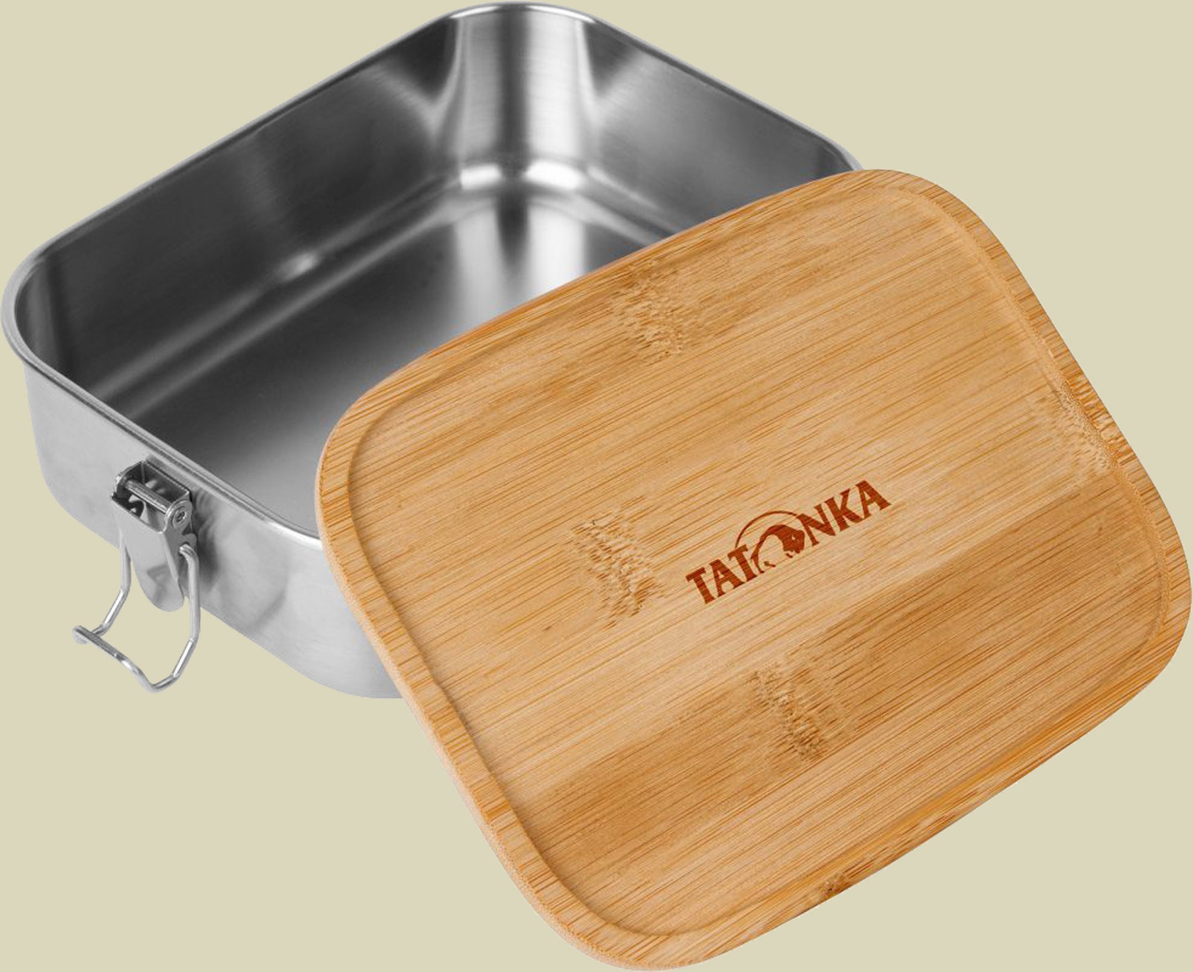 Lunch Box I 1000 Bamboo Volumen: 1,0 L Farbe edelstahl