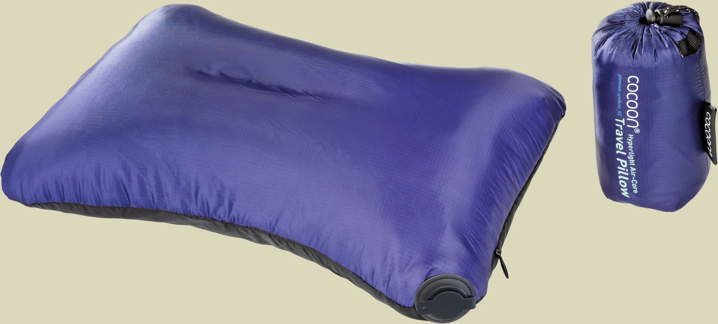 Air-Core Pillow Microlight Maße: 20 x 32 cm Farbe: black/dark blue