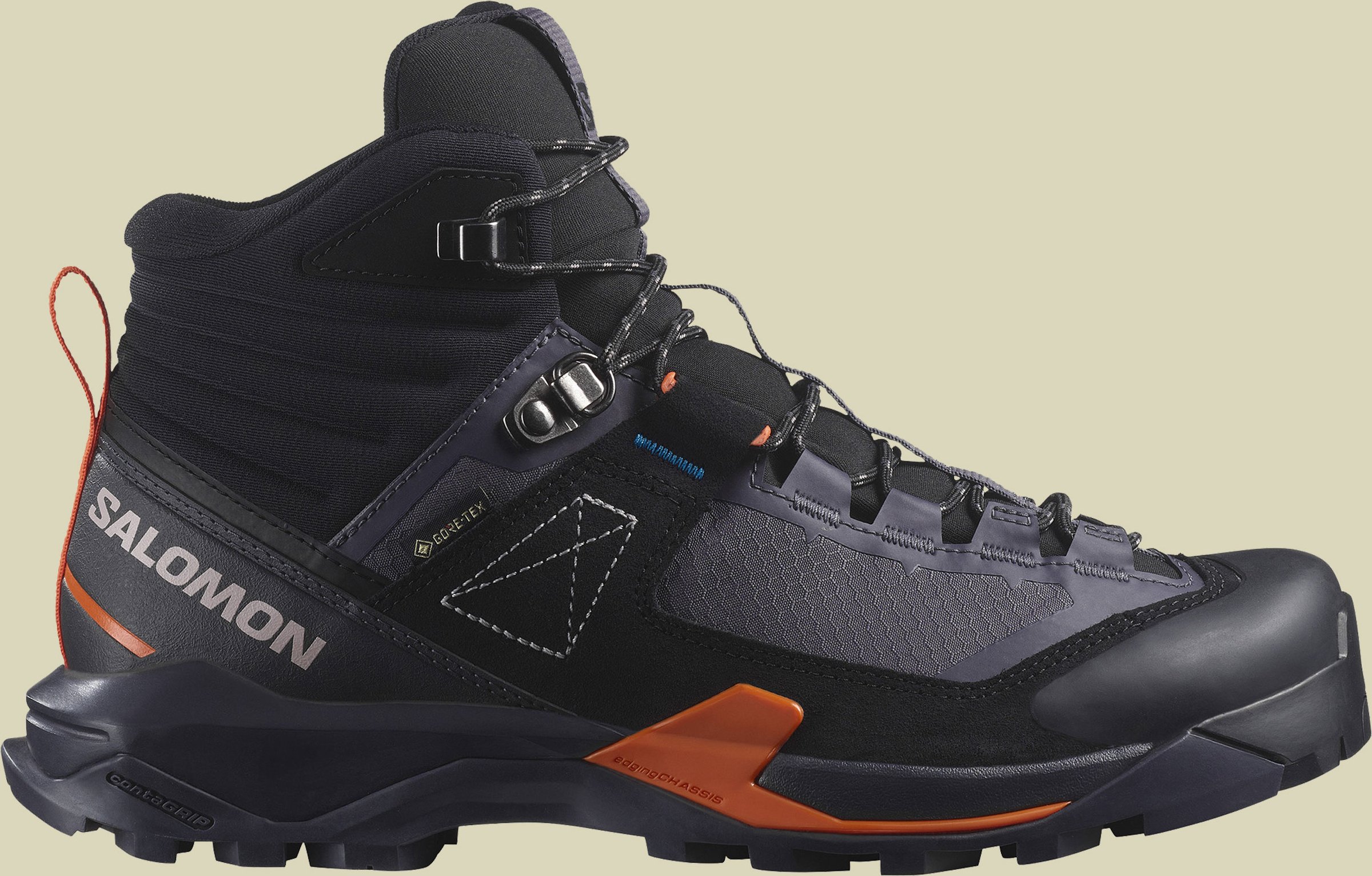 X Ultra Alpine Mid GTX Women UK 7,5 mehrfarbig - Farbe nine iron_black_red orange