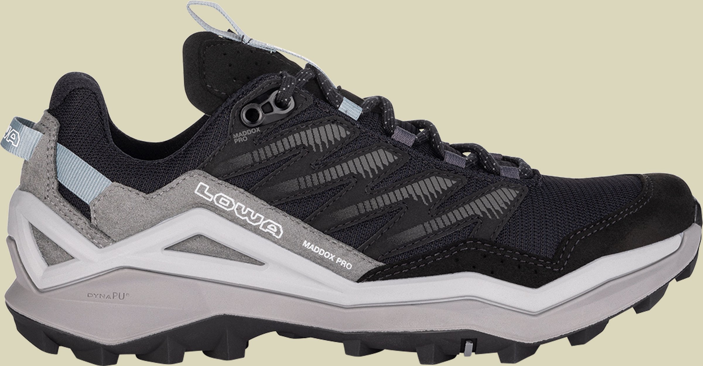 Maddox Pro GTX Lo Wide Men UK 9,5 schwarz - schwarz/grau