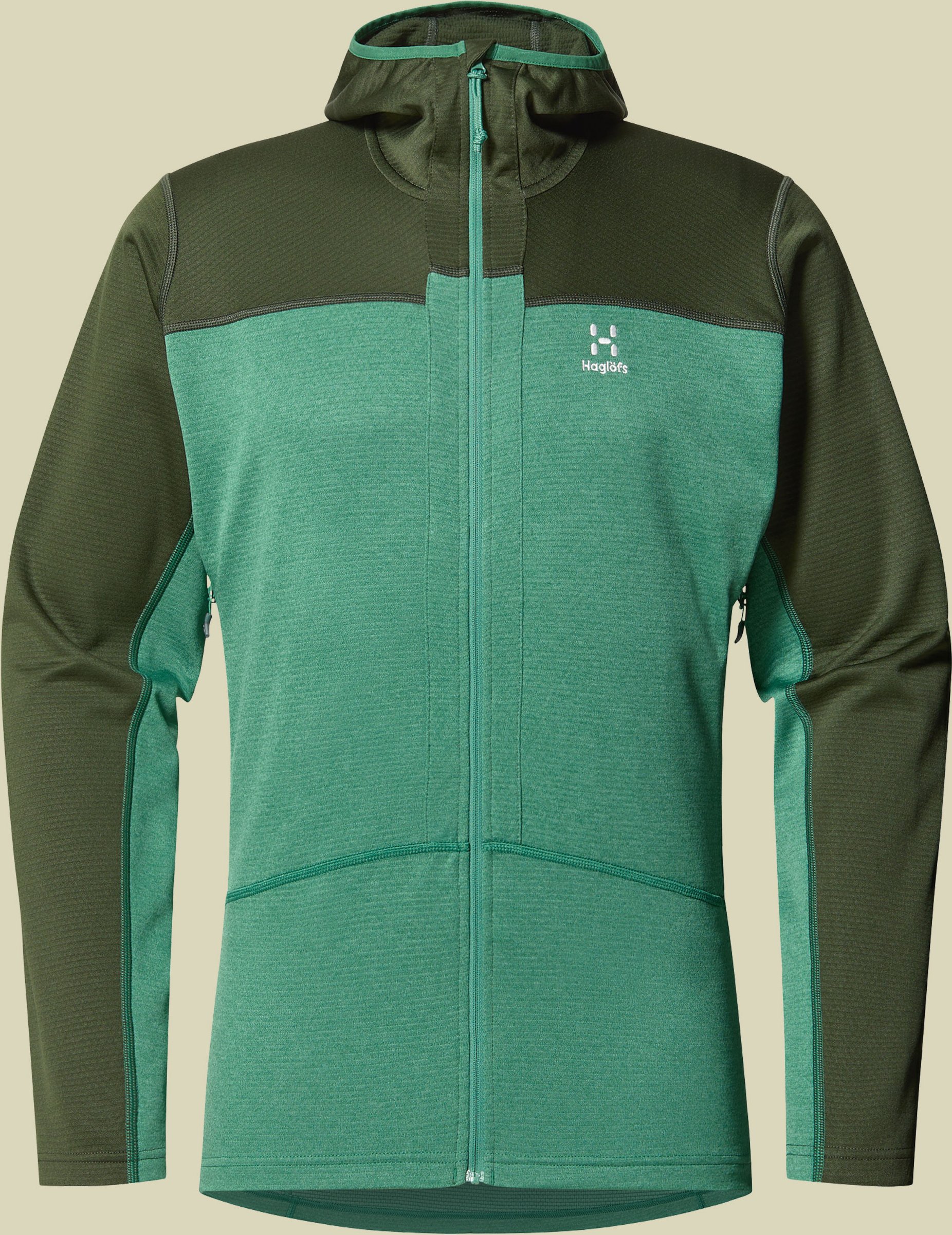 Roc Flash Mid Hood Men L grün- seaweed green/dk jelly green