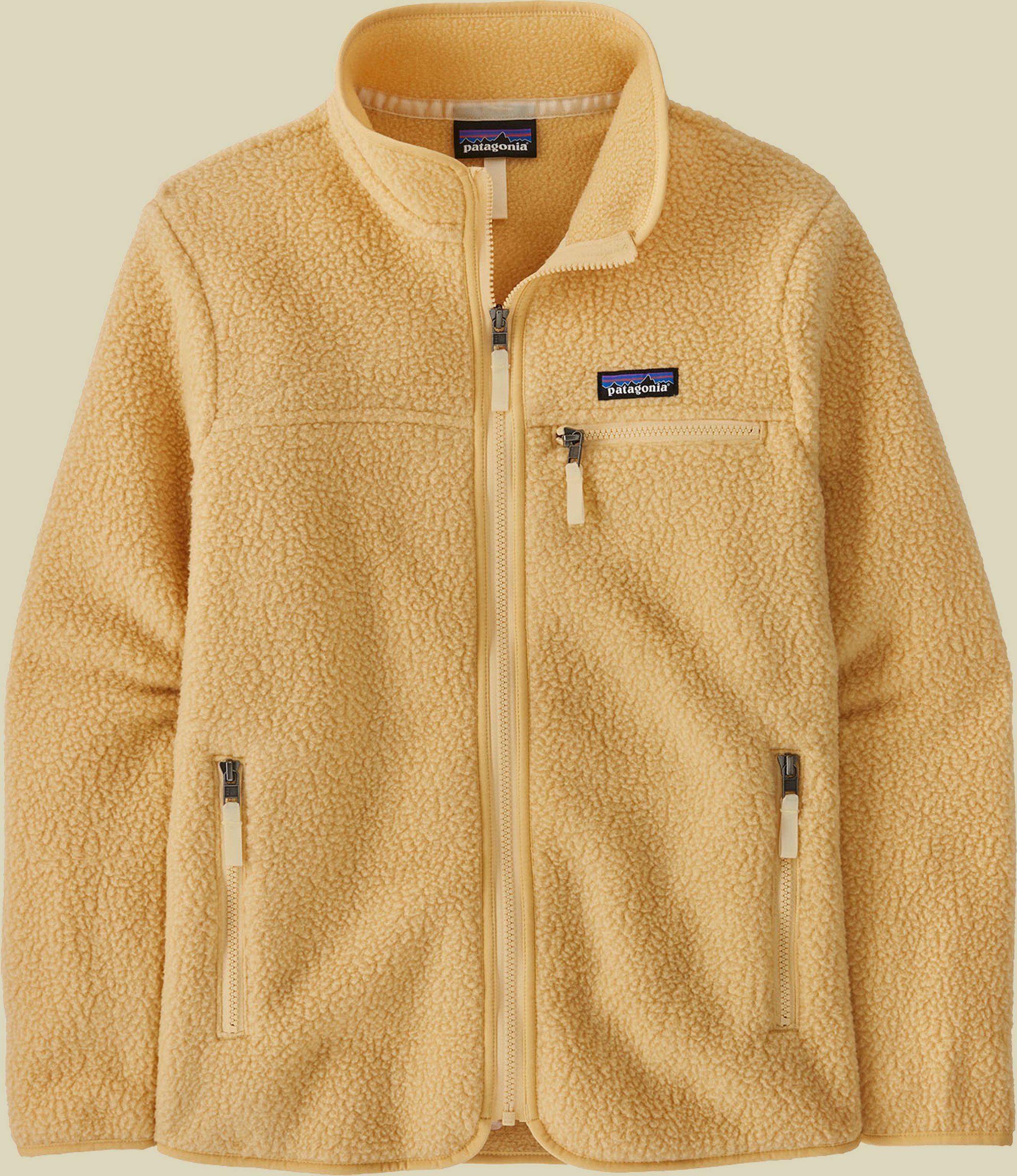 Retro Pile Jacket Women gelb XL - beeswax tan