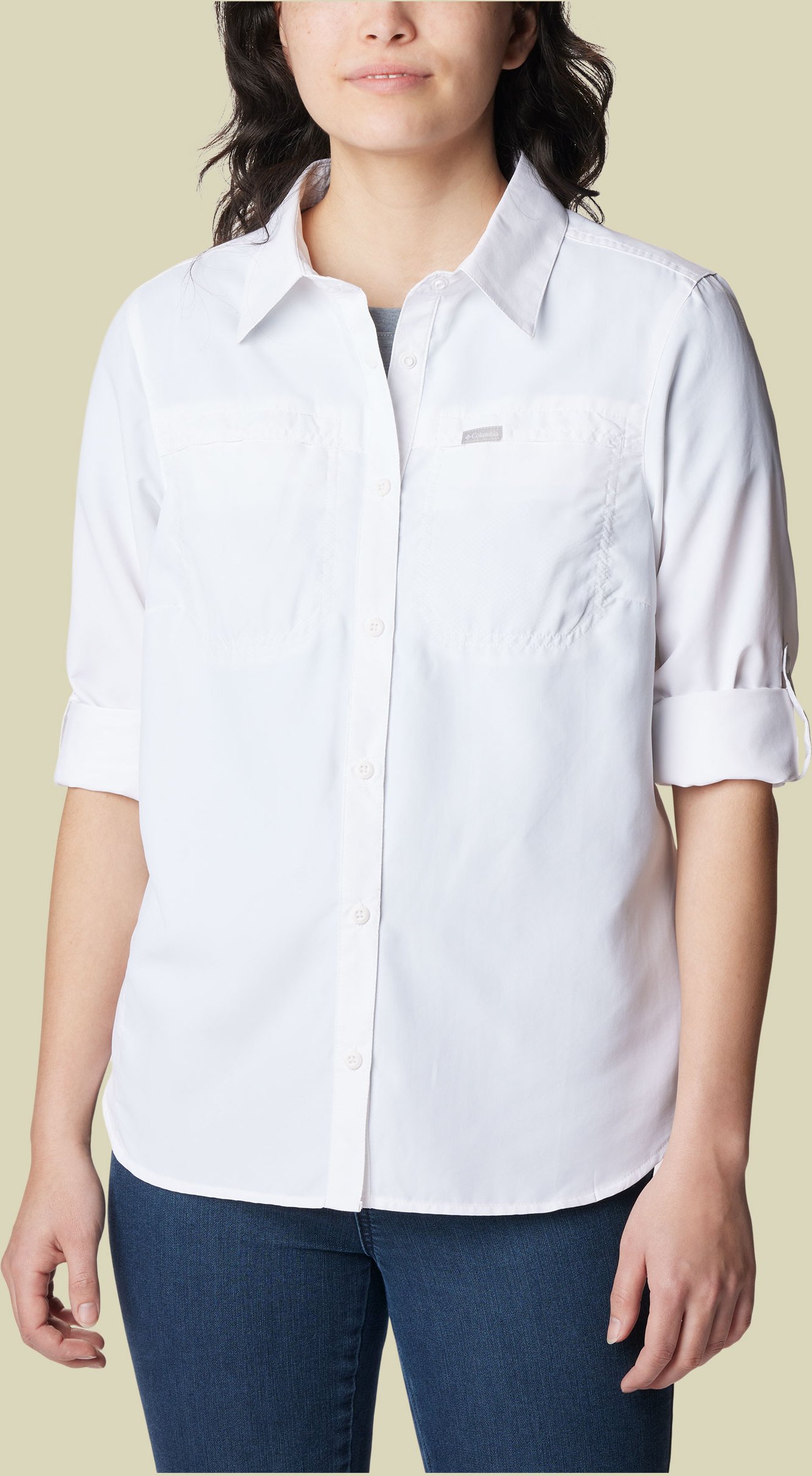 Silver Ridge 3.0 EUR Long Sleeve Shirt Women Größe S Farbe white