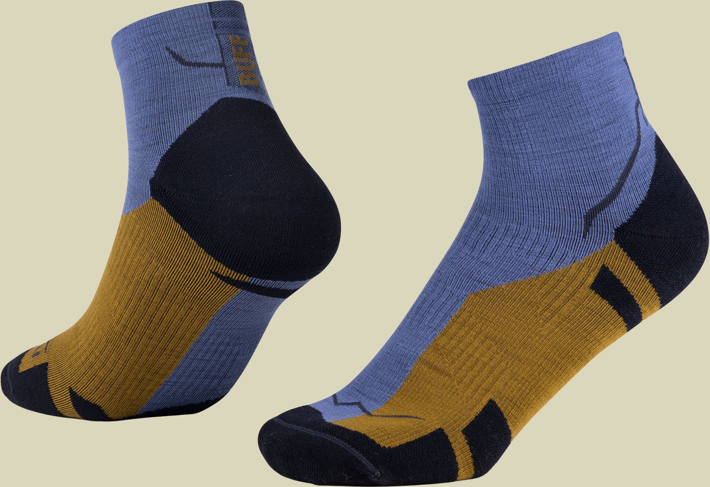 Merino Lighweight Quarter Socken S (36-38) blau - LWQ4 blue