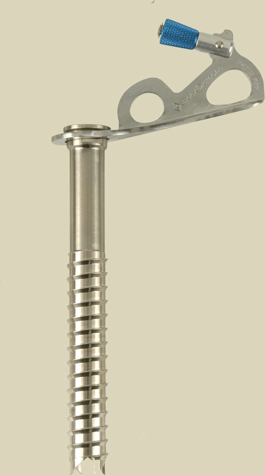 Express Ice Screw Länge 16 cm Farbe blue