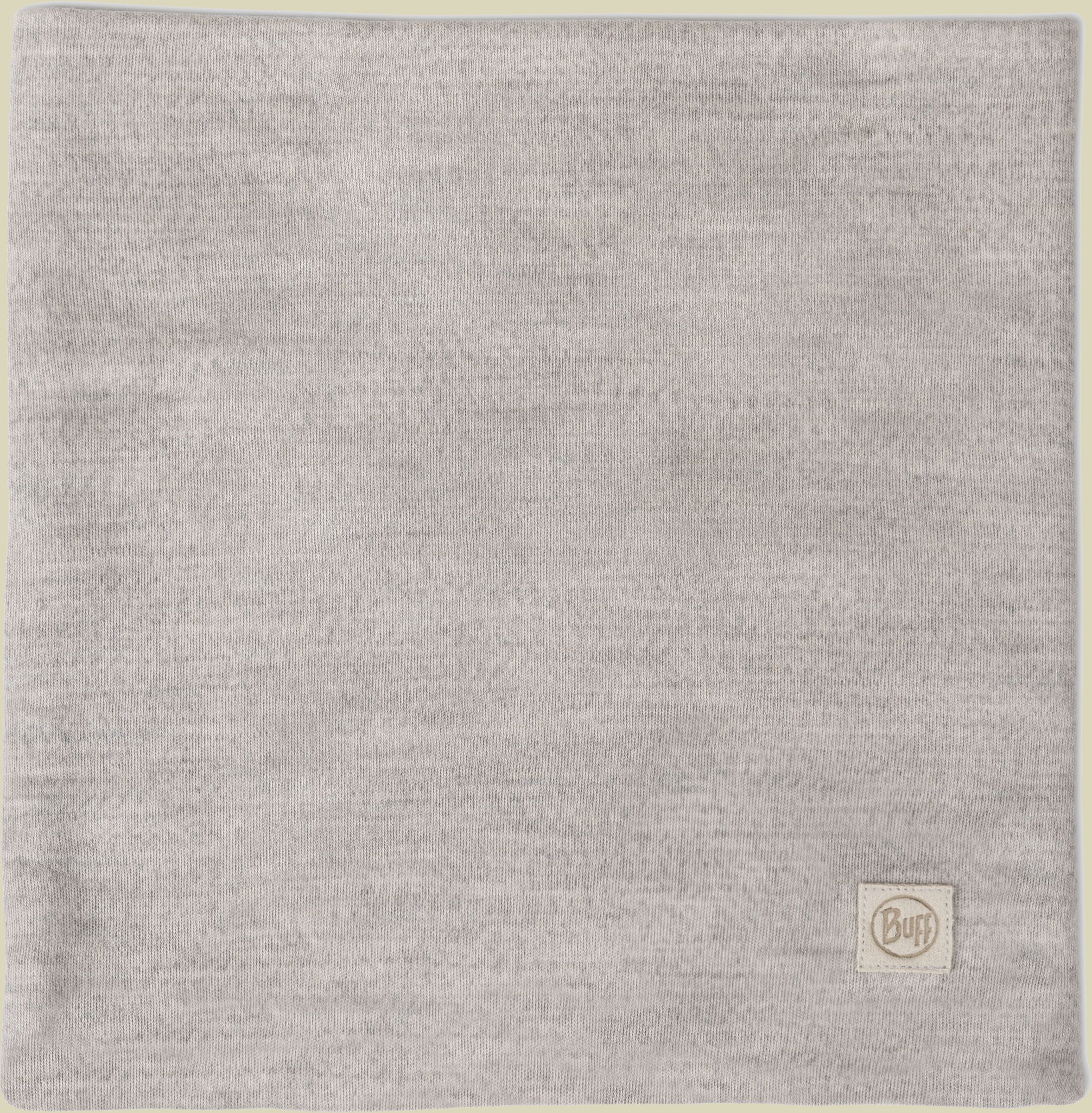 Heavyweight Merino Wool Neckwarmer grau - solid cloud