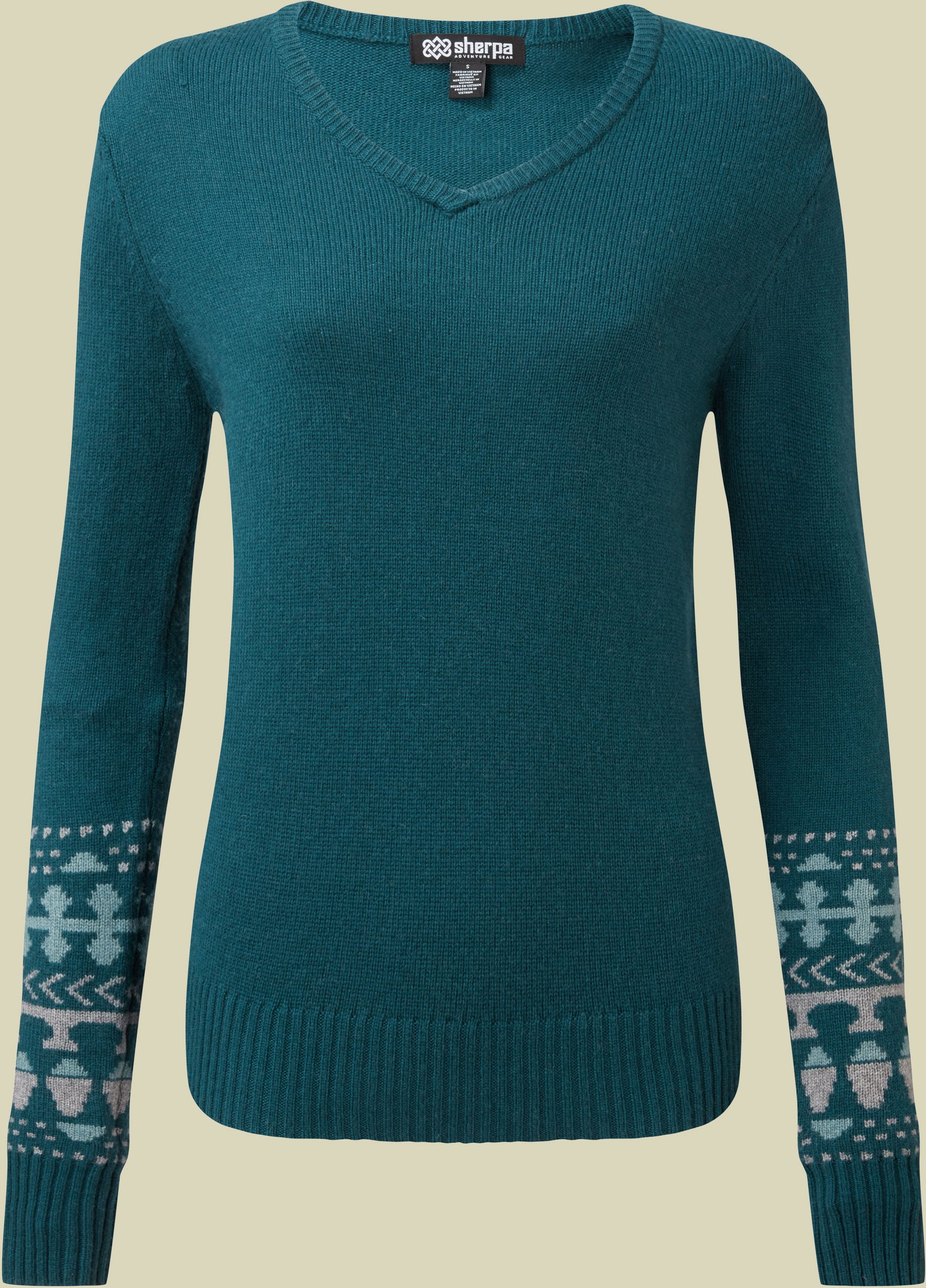 Maya V-Neck Sweater Women Größe L Farbe verdigris